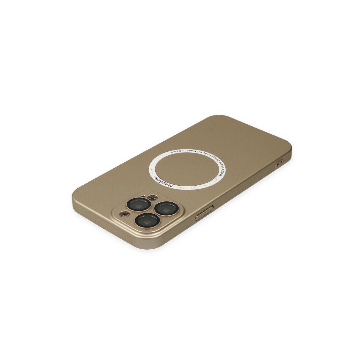 Apple İphone 13 Pro Kılıf Jack Magneticsafe Lens Silikon - Gold
