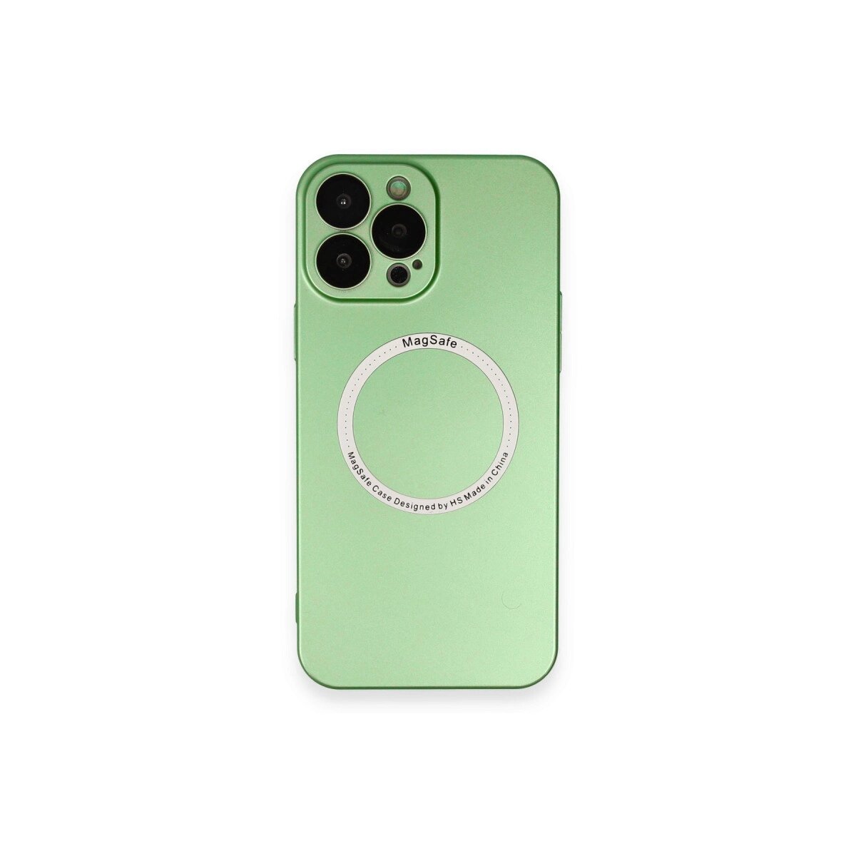 Apple İphone 13 Pro Kılıf Jack Magneticsafe Lens Silikon - Yeşil Apple İphone 13 Pro Kılıf Jack Magneticsafe Lens Silikon - Yeşil