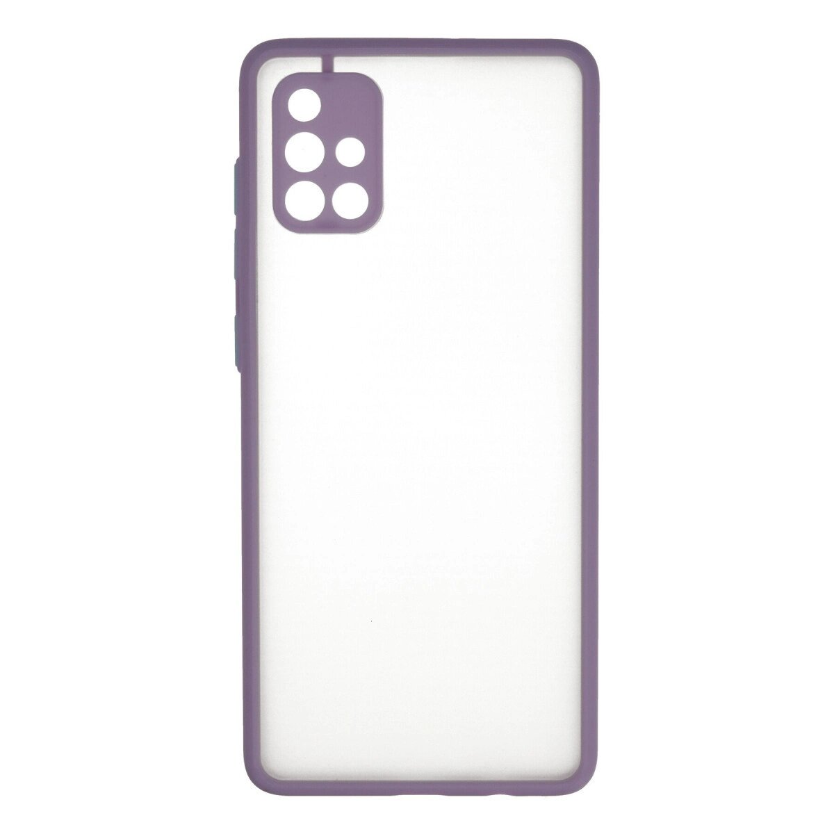 Samsung Galaxy A71 Kılıf Montreal Silikon Kapak - Mor Samsung Galaxy A71 Kılıf Montreal Silikon Kapak - Mor
