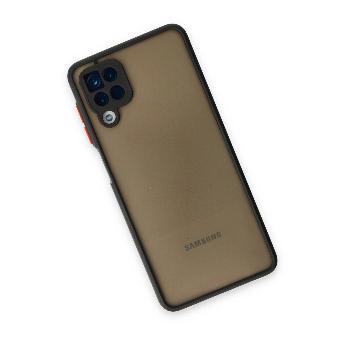Samsung Galaxy A12 Kılıf Montreal Silikon Kapak - Siyah Samsung Galaxy A12 Kılıf Montreal Silikon Kapak - Siyah
