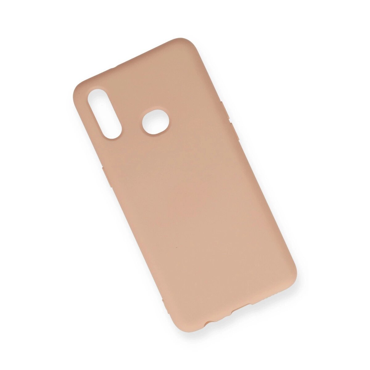 Samsung Galaxy A10s Kılıf Nano İçi Kadife Silikon - Pudra Samsung Galaxy A10s Kılıf Nano İçi Kadife Silikon - Pudra
