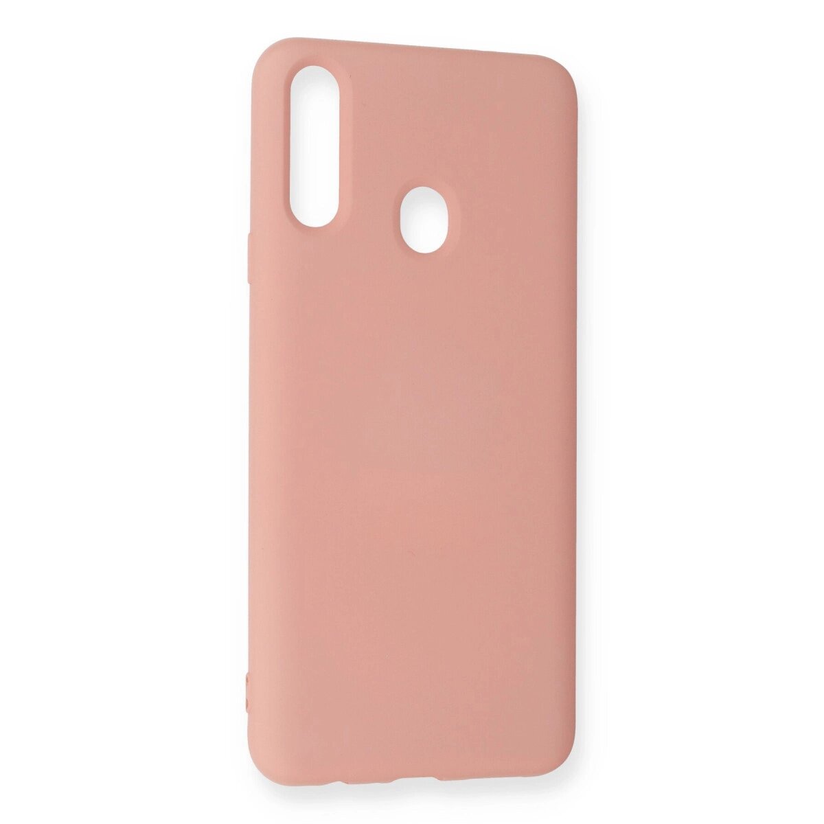 Samsung Galaxy A20s Kılıf Nano İçi Kadife Silikon - Pudra Samsung Galaxy A20s Kılıf Nano İçi Kadife Silikon - Pudra