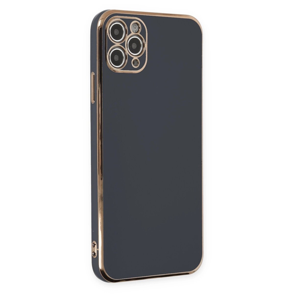 Apple İphone 11 Pro Max Kılıf Volet Silikon - Siyah