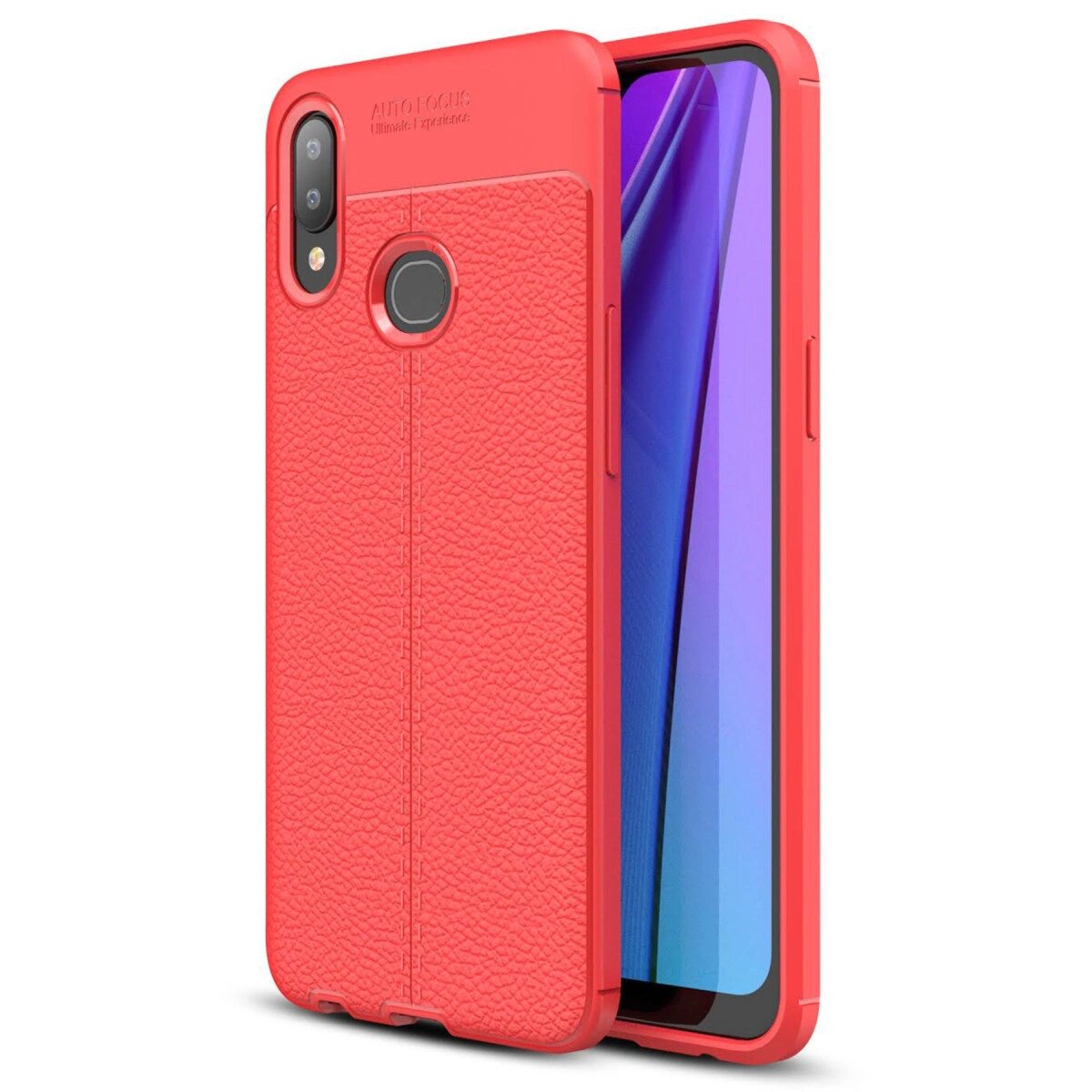 Galaxy A10s Kılıf Auto Fus Kapak - Kırmızı