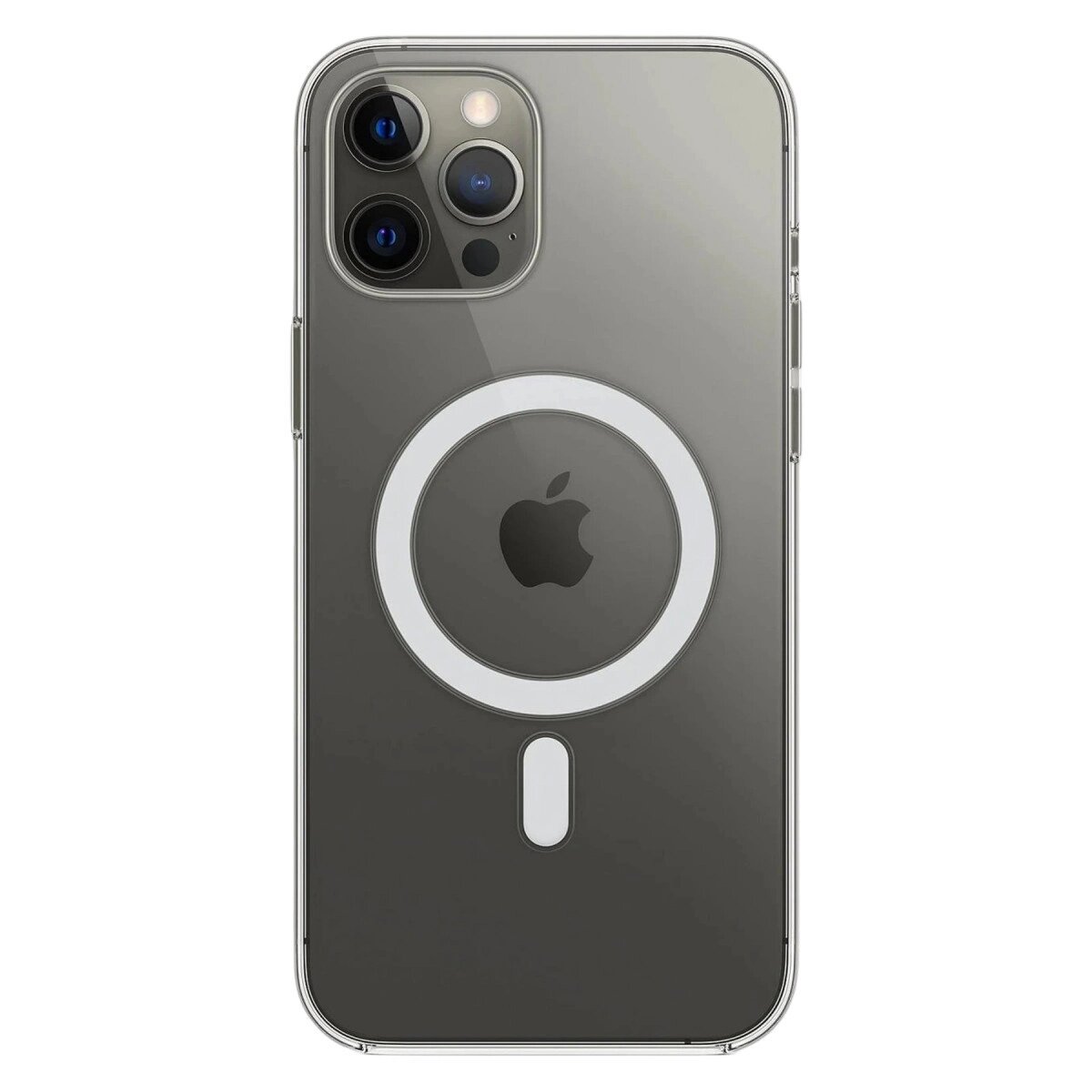Apple İphone 12 Pro Max Kılıf Magneticsafe Şeffaf Silikon - Şeffaf Apple İphone 12 Pro Max Kılıf Magneticsafe Şeffaf Silikon - Şeffaf