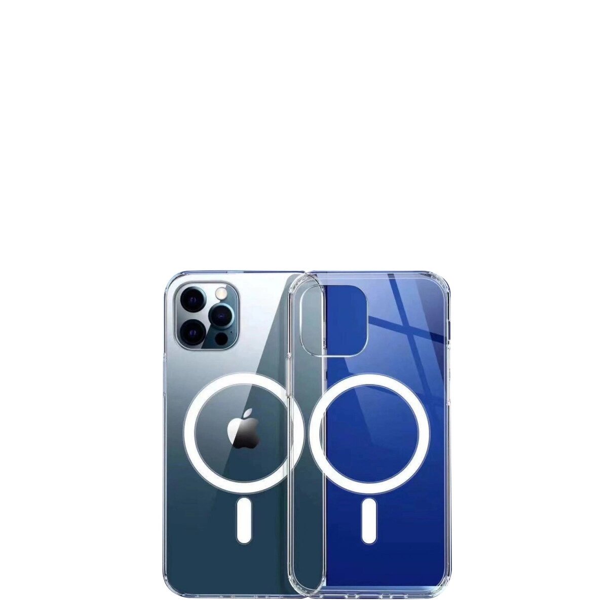Apple İphone 12 Pro Max Kılıf Magneticsafe Şeffaf Silikon - Şeffaf Apple İphone 12 Pro Max Kılıf Magneticsafe Şeffaf Silikon - Şeffaf