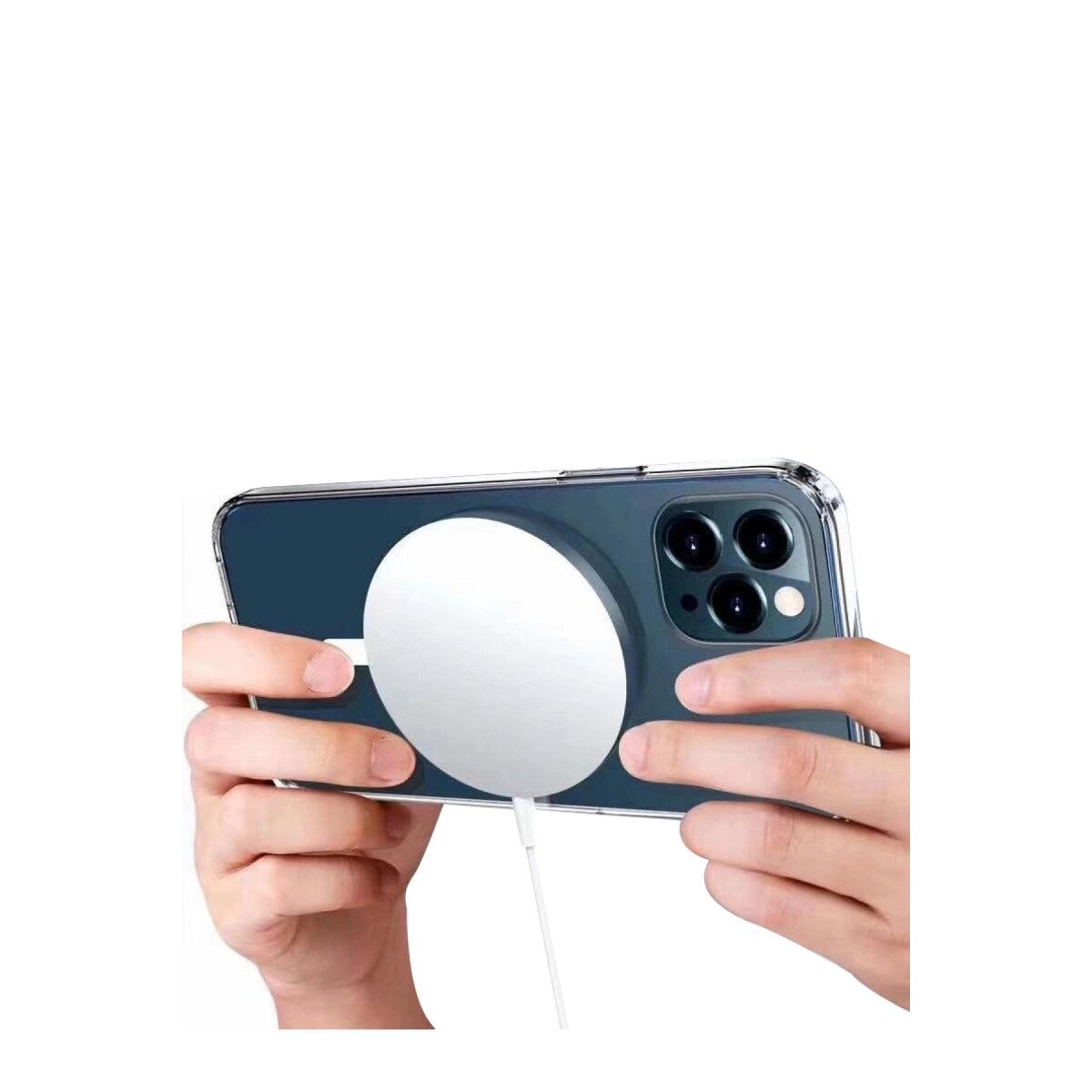 Apple İphone 12 Pro Max Kılıf Magneticsafe Şeffaf Silikon - Şeffaf Apple İphone 12 Pro Max Kılıf Magneticsafe Şeffaf Silikon - Şeffaf