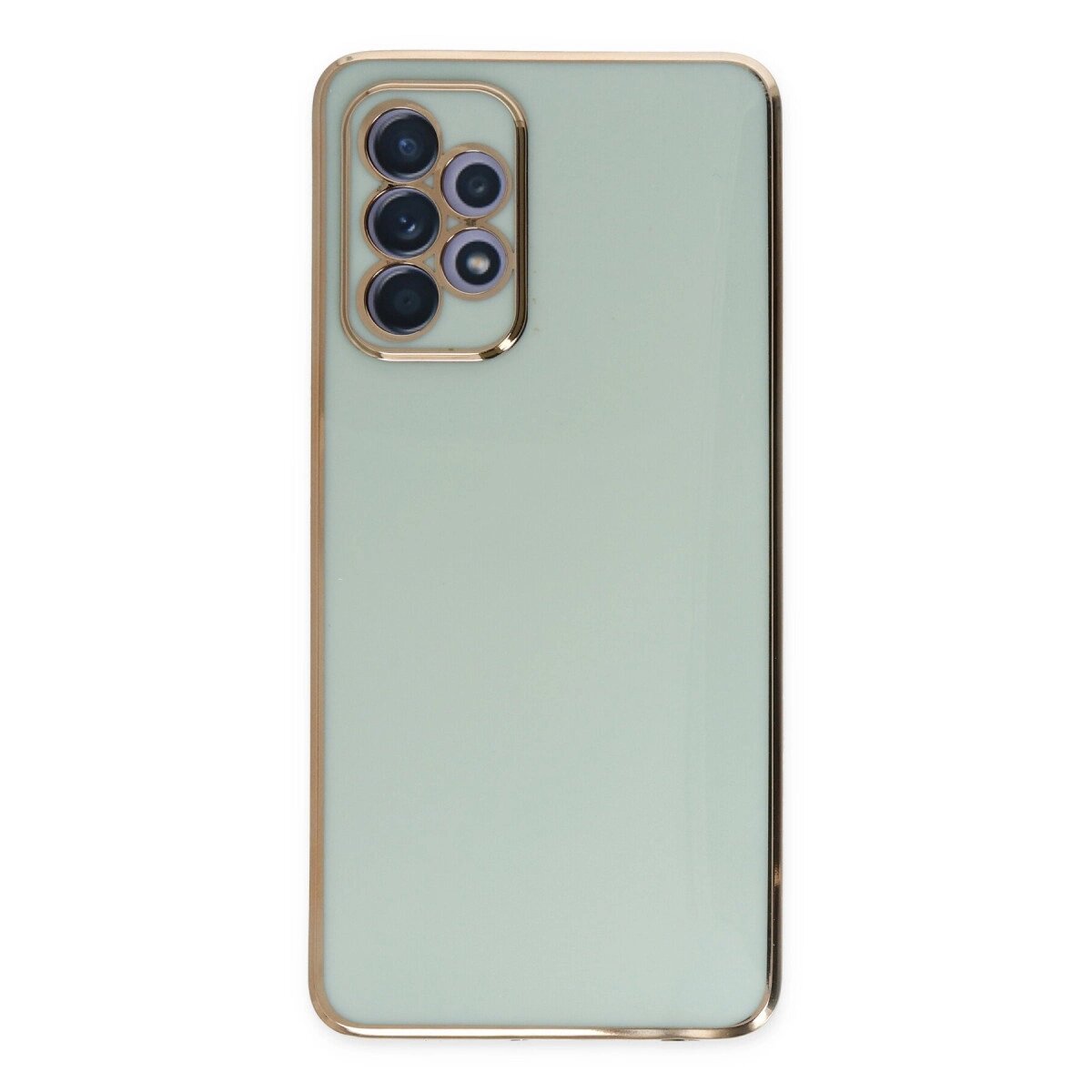 Samsung Galaxy A52 Kılıf Volet Silikon - Açık Yeşil
