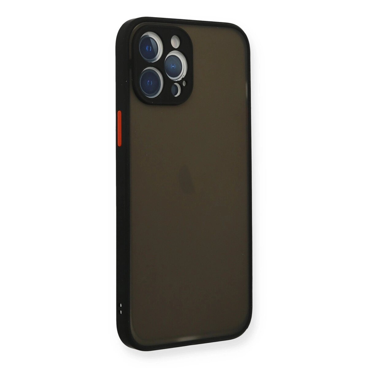 Apple İphone 12 Pro Max Kılıf Montreal Silikon Kapak - Siyah Apple İphone 12 Pro Max Kılıf Montreal Silikon Kapak - Siyah