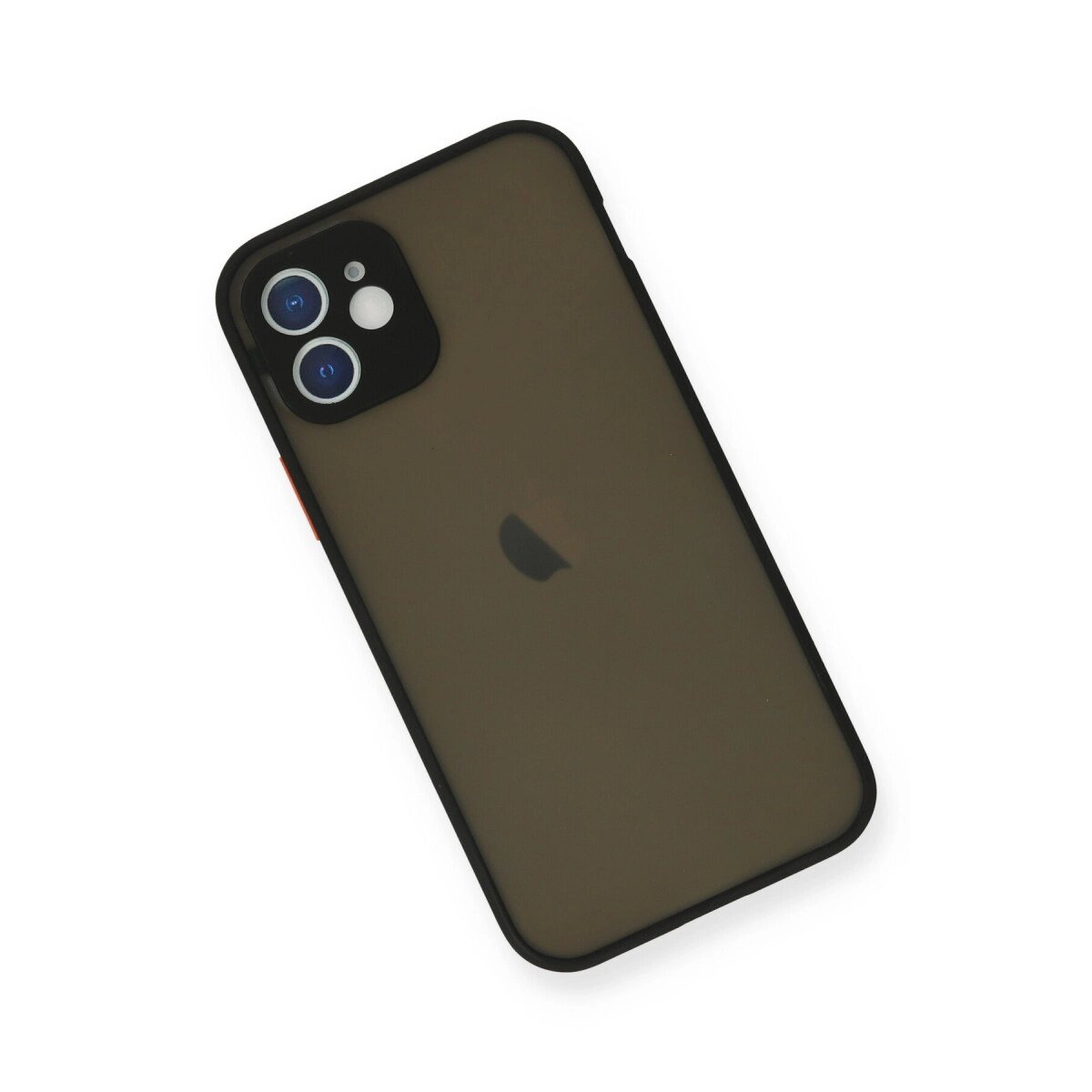 Apple İphone 12 Mini Kılıf Montreal Silikon Kapak - Siyah Apple İphone 12 Mini Kılıf Montreal Silikon Kapak - Siyah