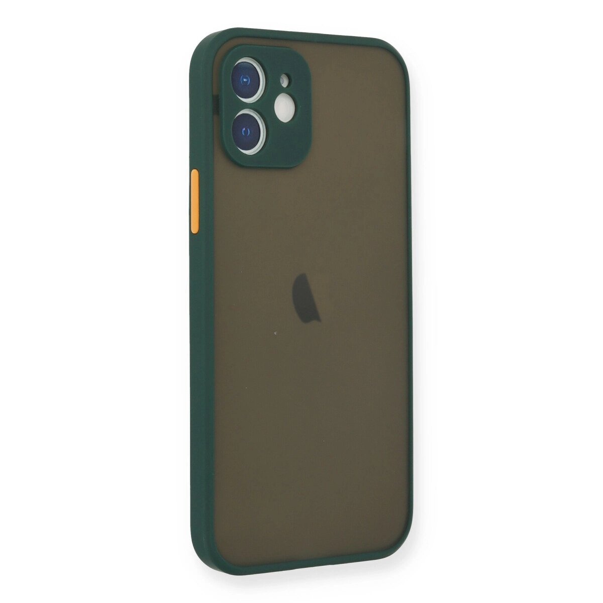 Apple İphone 12 Mini Kılıf Montreal Silikon Kapak - Yeşil Apple İphone 12 Mini Kılıf Montreal Silikon Kapak - Yeşil