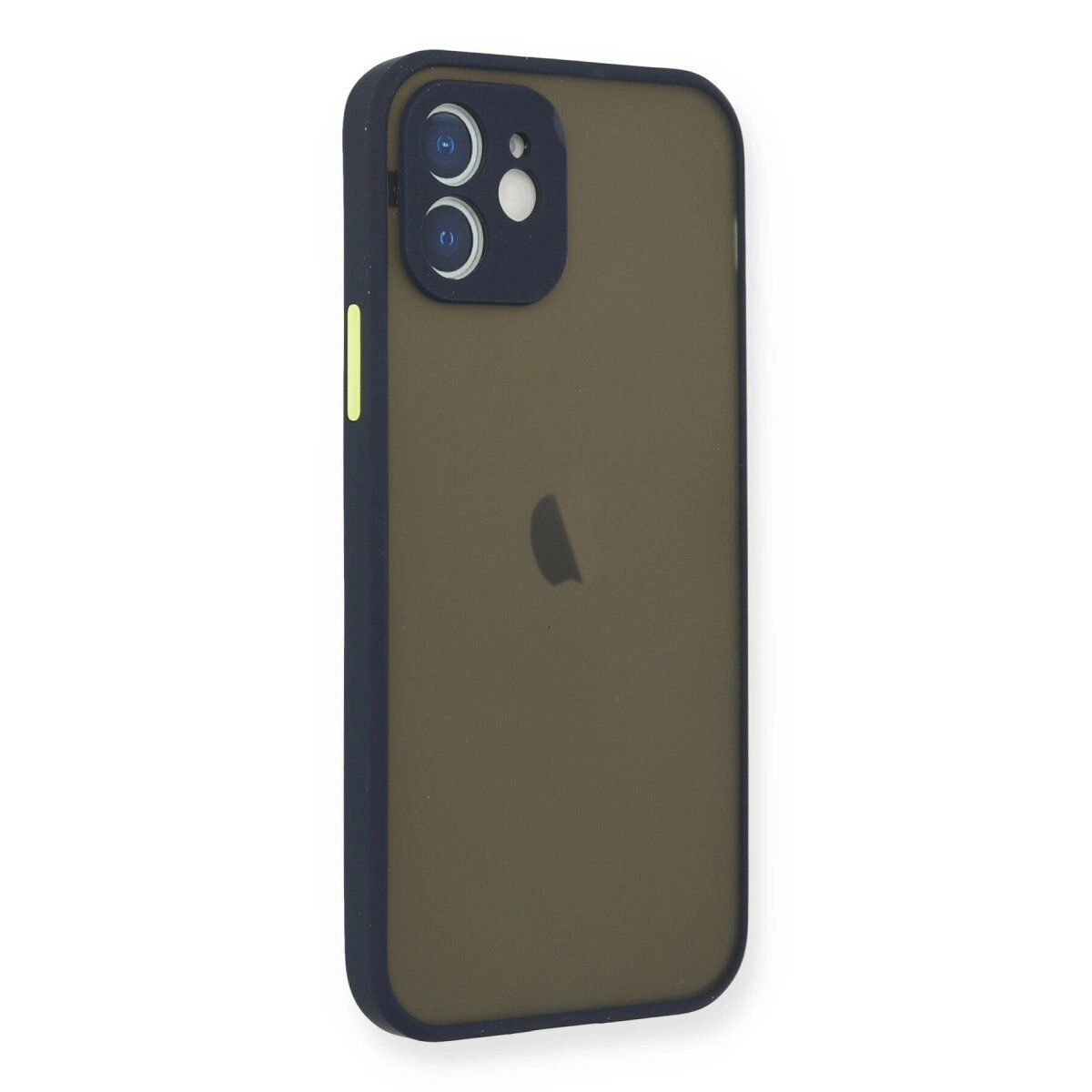 Apple İphone 12 Mini Kılıf Montreal Silikon Kapak - Lacivert Apple İphone 12 Mini Kılıf Montreal Silikon Kapak - Lacivert