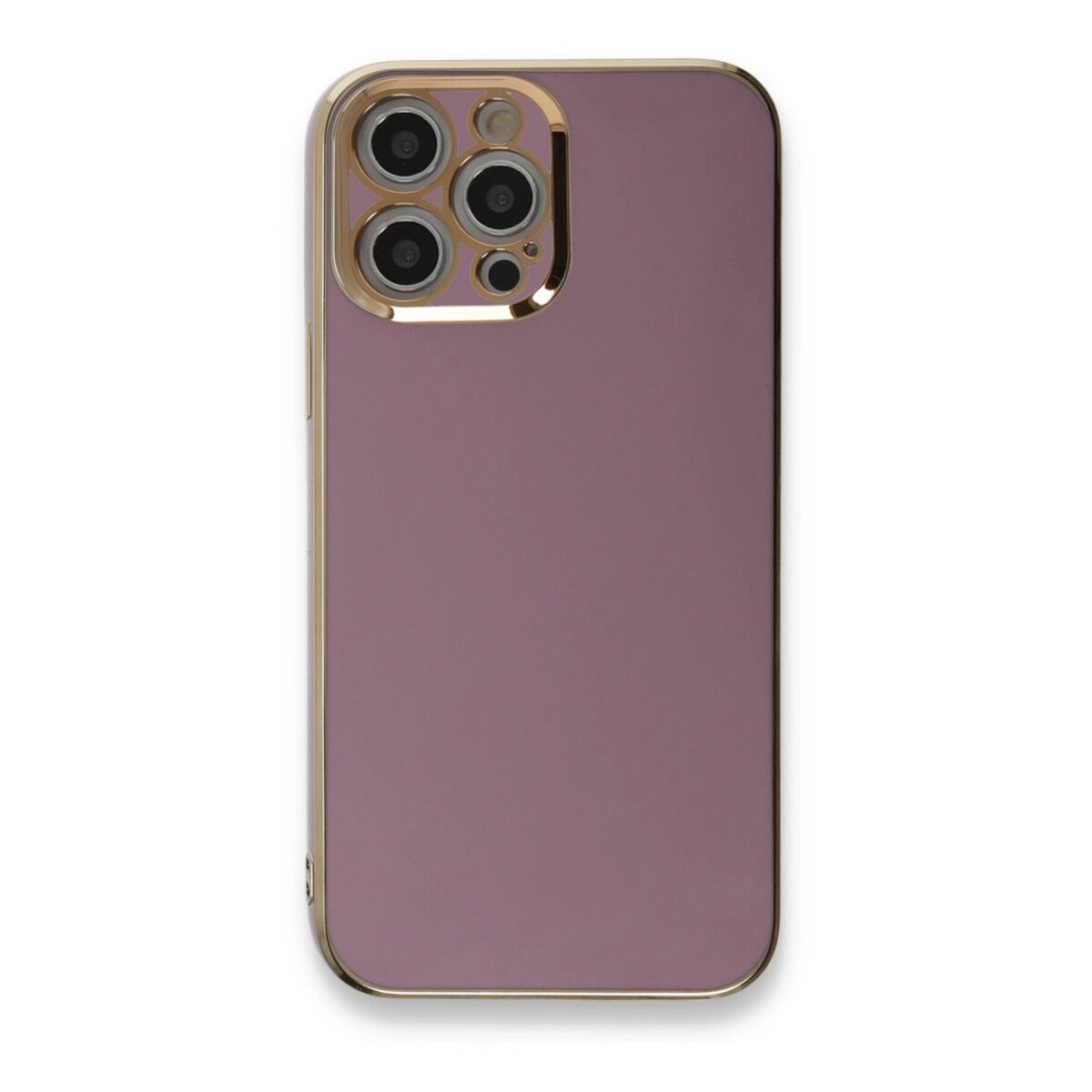 Apple İphone 12 Pro Max Kılıf Volet Silikon - Mor Apple İphone 12 Pro Max Kılıf Volet Silikon - Mor