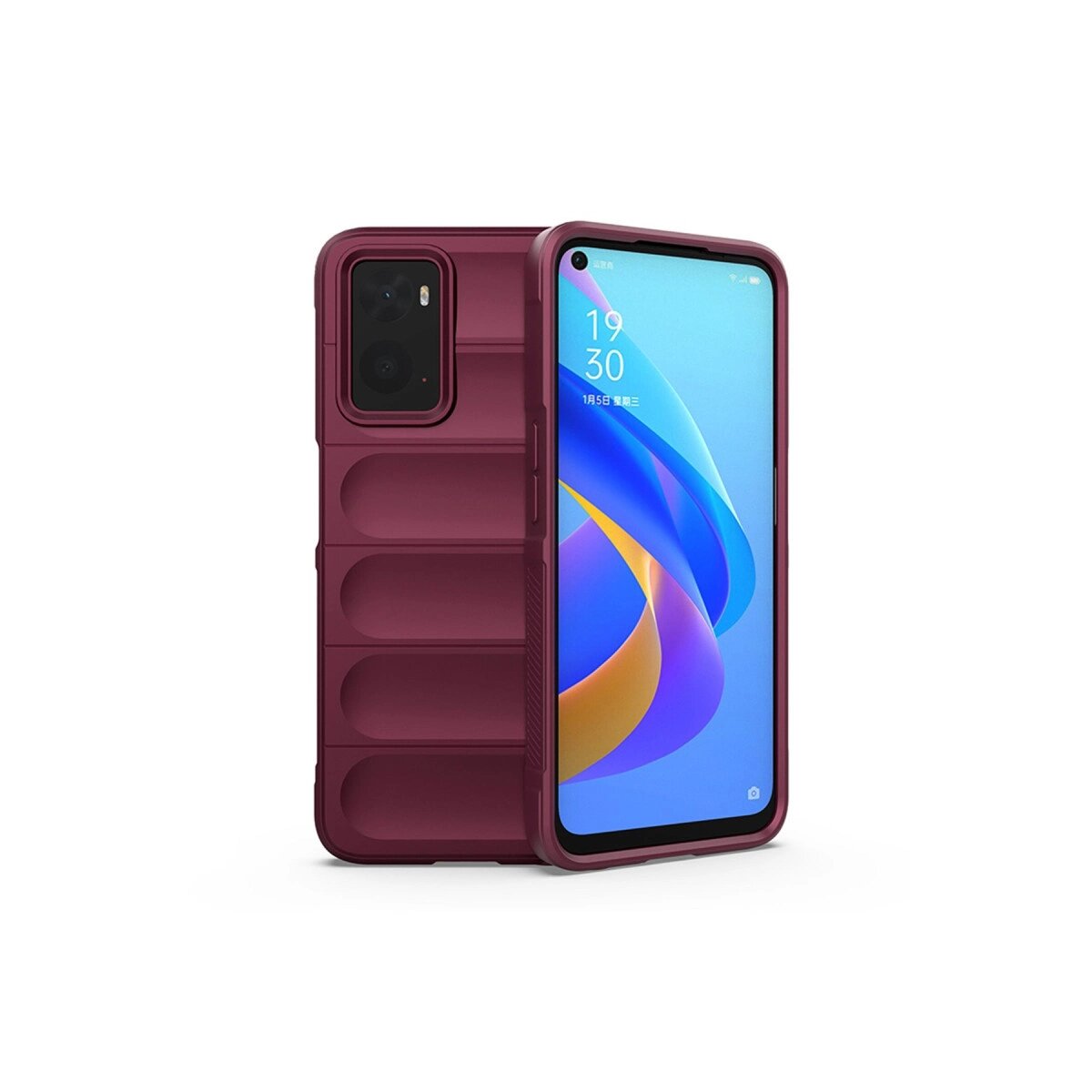 Realme 9i 4g Kılıf Optimum Silikon - Bordo Realme 9i 4g Kılıf Optimum Silikon - Bordo