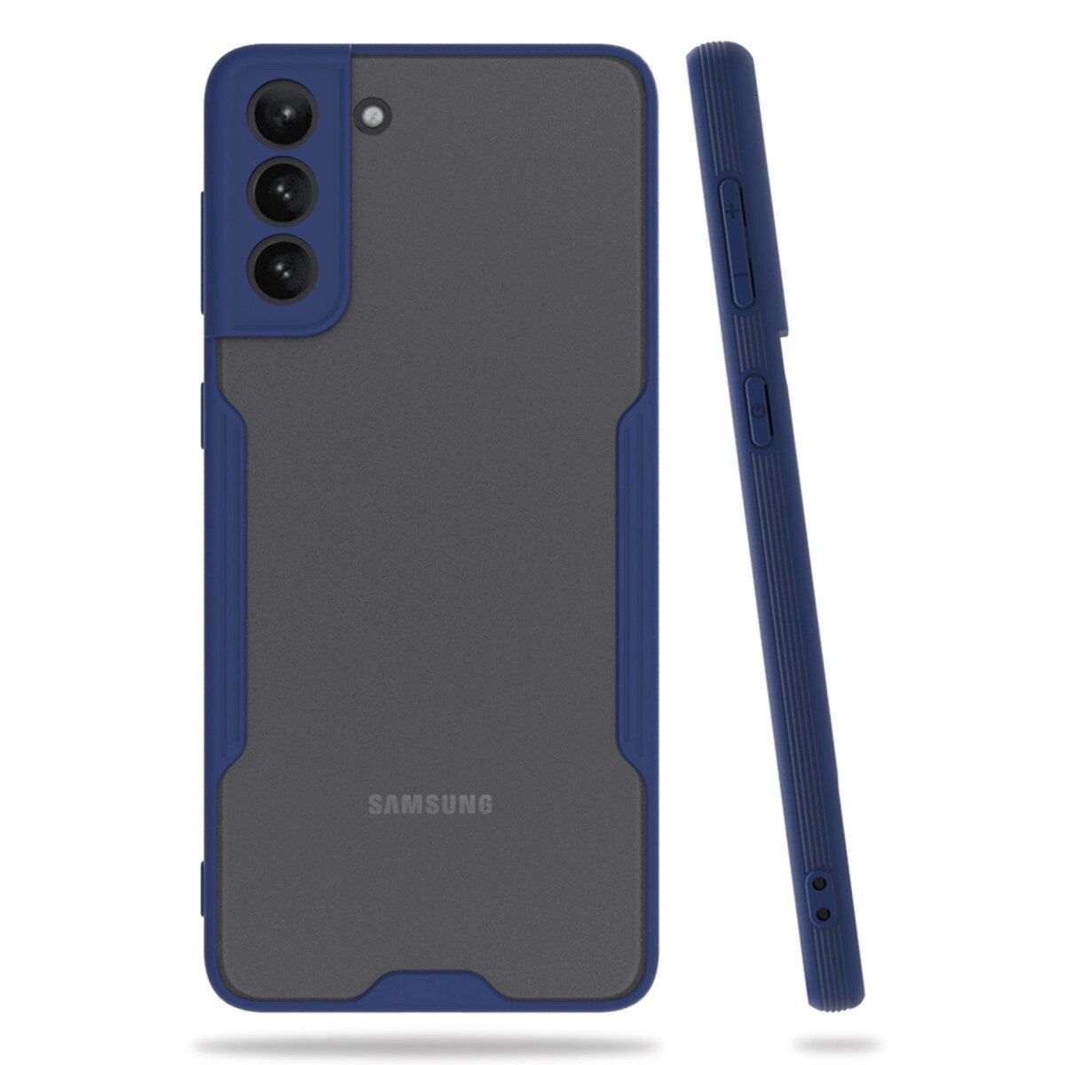Samsung Galaxy S21 Plus Kılıf Platin Silikon - Lacivert Samsung Galaxy S21 Plus Kılıf Platin Silikon - Lacivert