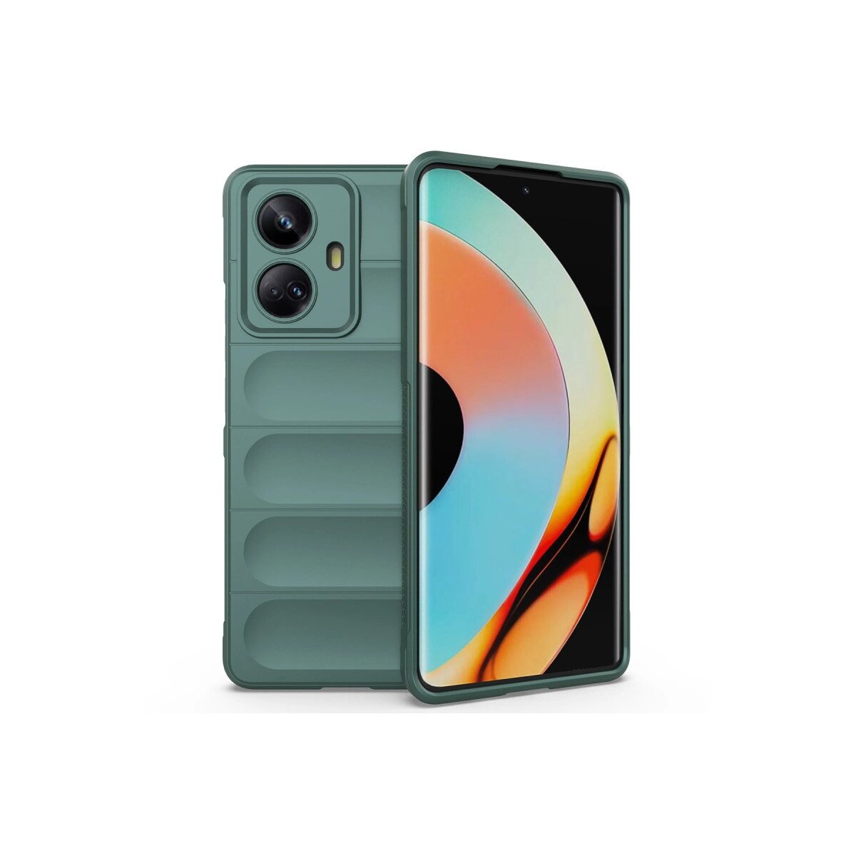 Realme 10 Pro 5g Kılıf Optimum Silikon - Koyu Yeşil Realme 10 Pro 5g Kılıf Optimum Silikon - Koyu Yeşil
