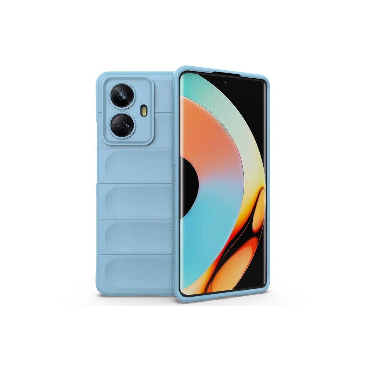 Realme 10 Pro 5g Kılıf Optimum Silikon - Sky Blue Realme 10 Pro 5g Kılıf Optimum Silikon - Sky Blue