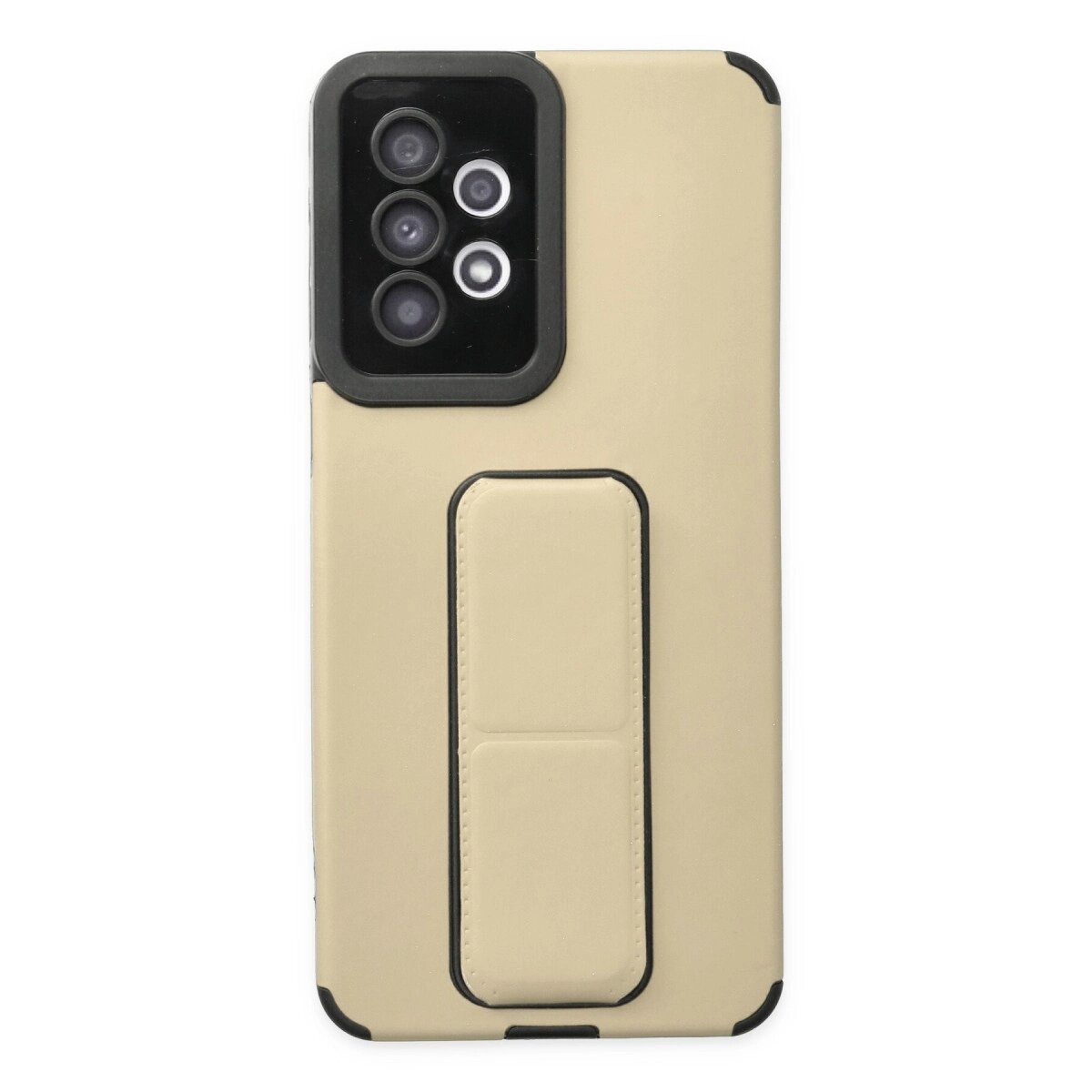 Samsung Galaxy A33 5g Kılıf Mega Standlı Silikon - Gold Samsung Galaxy A33 5g Kılıf Mega Standlı Silikon - Gold