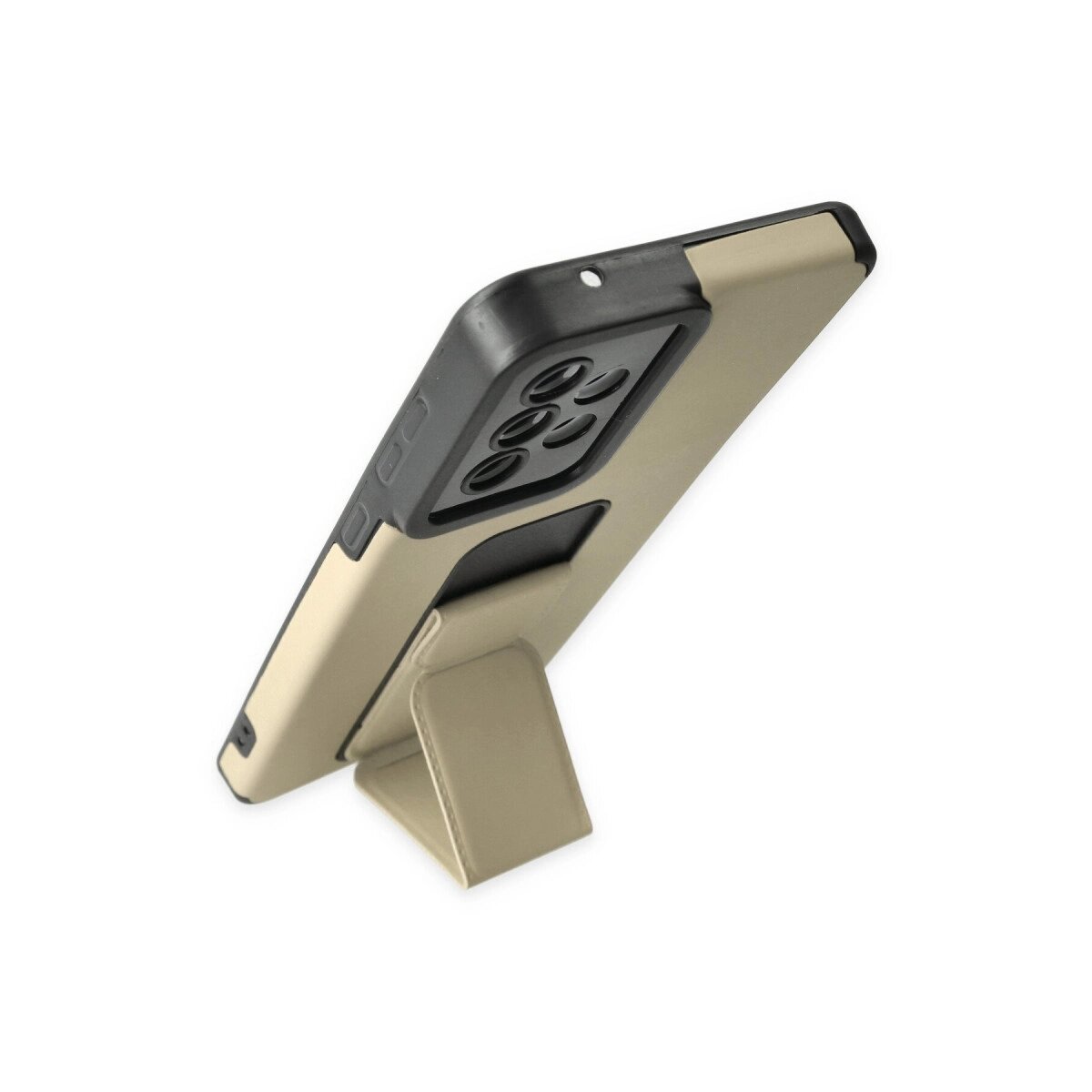 Samsung Galaxy A33 5g Kılıf Mega Standlı Silikon - Gold Samsung Galaxy A33 5g Kılıf Mega Standlı Silikon - Gold