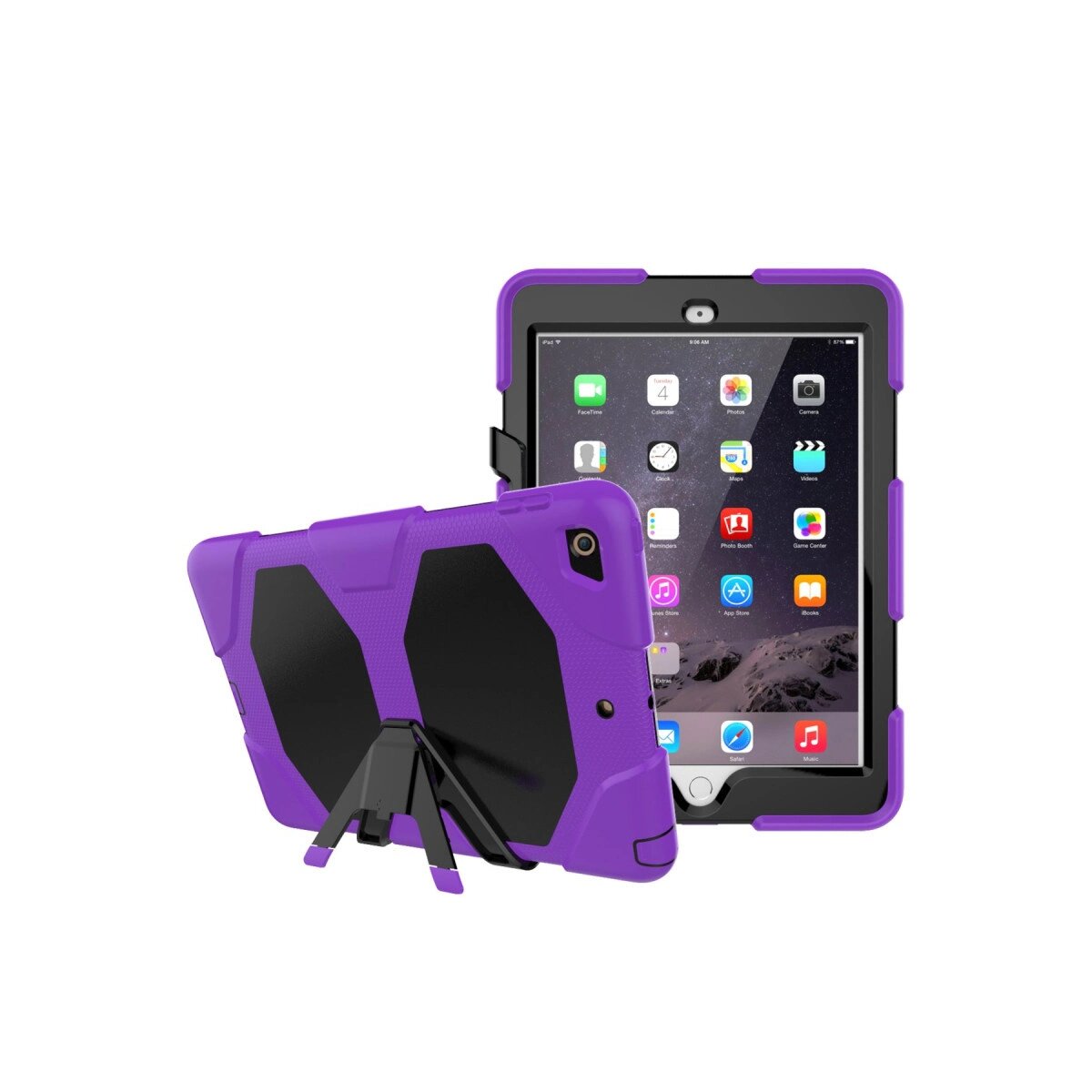 Apple İpad 5 Air 9.7 Kılıf Griffin Tablet Kapak - Mor Apple İpad 5 Air 9.7 Kılıf Griffin Tablet Kapak - Mor