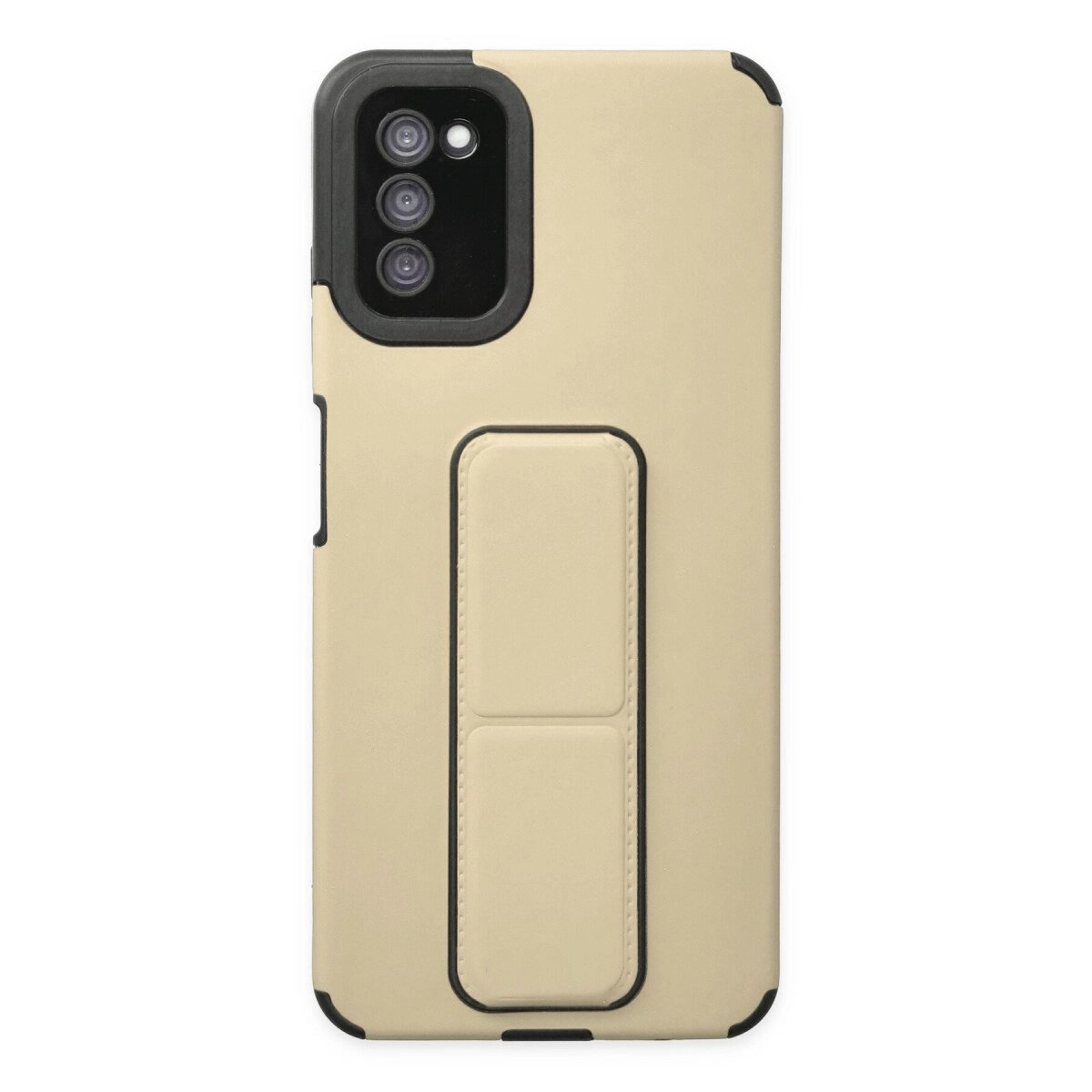 Galaxy A03s Kılıf Mega Standlı  - Gold