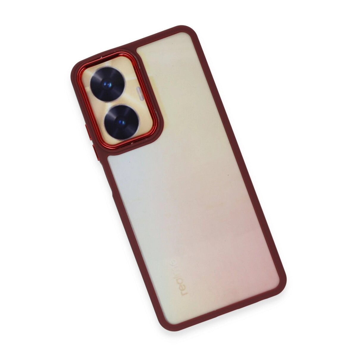 Realme C55 Kılıf Dora Kapak - Kırmızı Realme C55 Kılıf Dora Kapak - Kırmızı