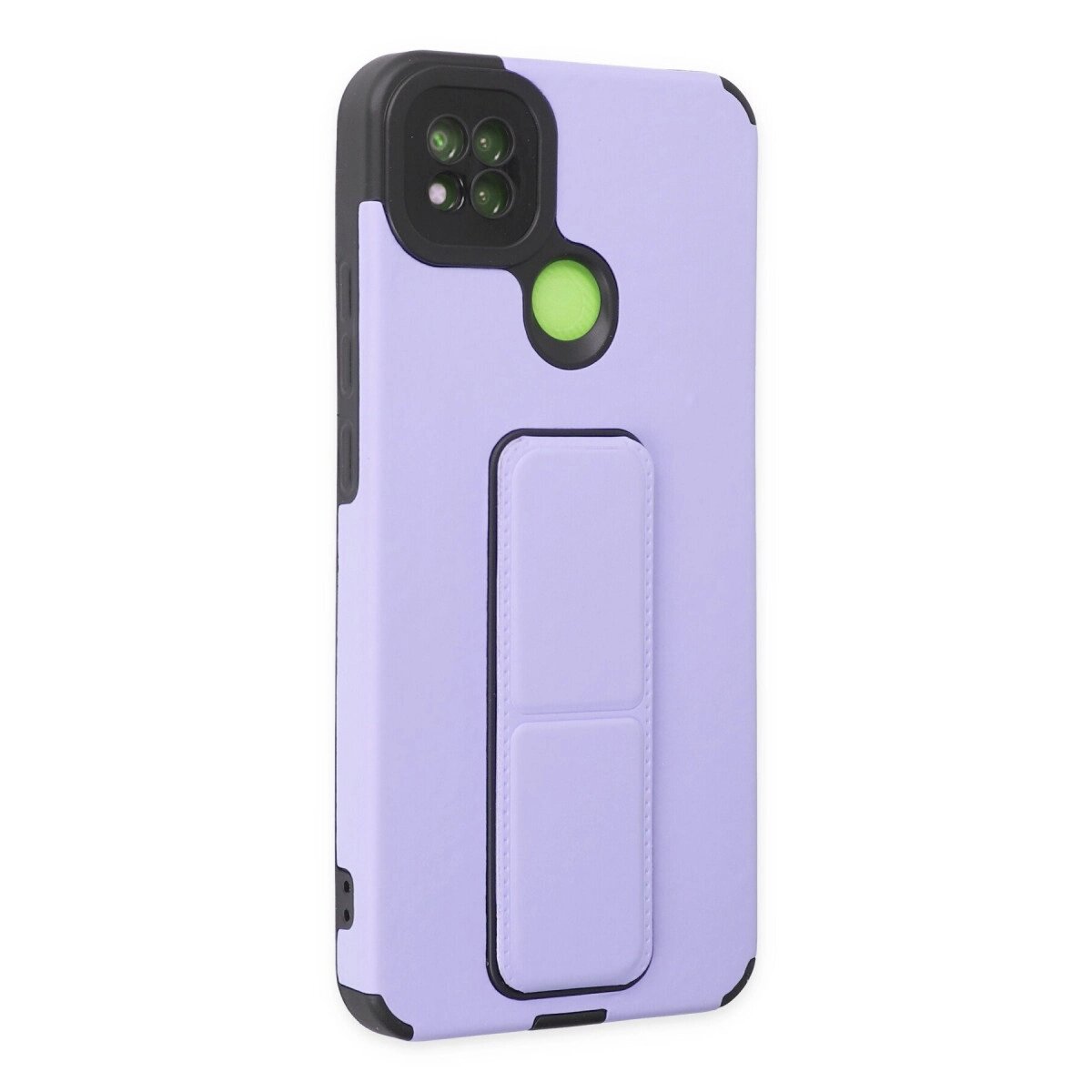 Xiaomi Redmi 9c Kılıf Mega Standlı Silikon - Lila Xiaomi Redmi 9c Kılıf Mega Standlı Silikon - Lila