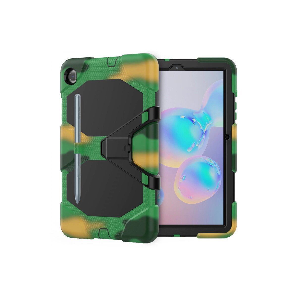 Samsung Galaxy T500 Tab A7 10.4 Kılıf Griffin Tablet Kapak - Kamuflaj Samsung Galaxy T500 Tab A7 10.4 Kılıf Griffin Tablet Kapak - Kamuflaj