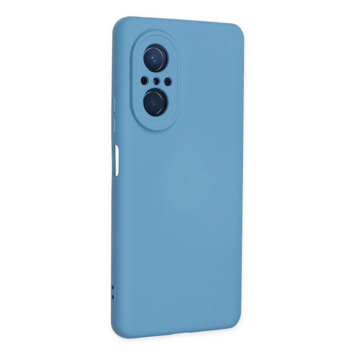 Huawei Nova 9 Se Kılıf Nano İçi Kadife Silikon - Mavi Huawei Nova 9 Se Kılıf Nano İçi Kadife Silikon - Mavi