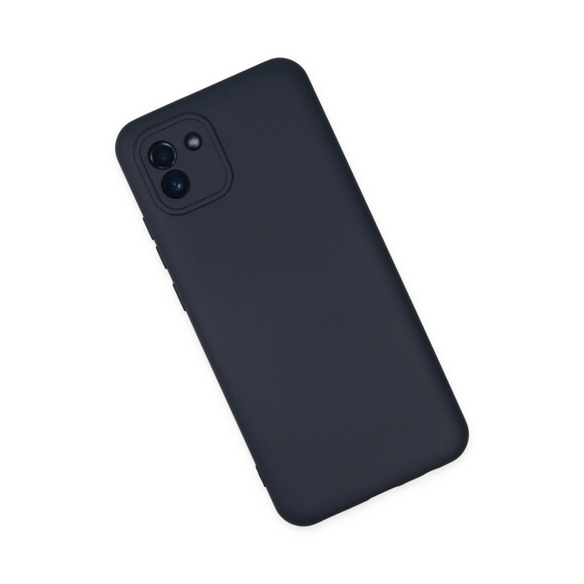 Samsung Galaxy A03 Kılıf Nano İçi Kadife Silikon - Lacivert