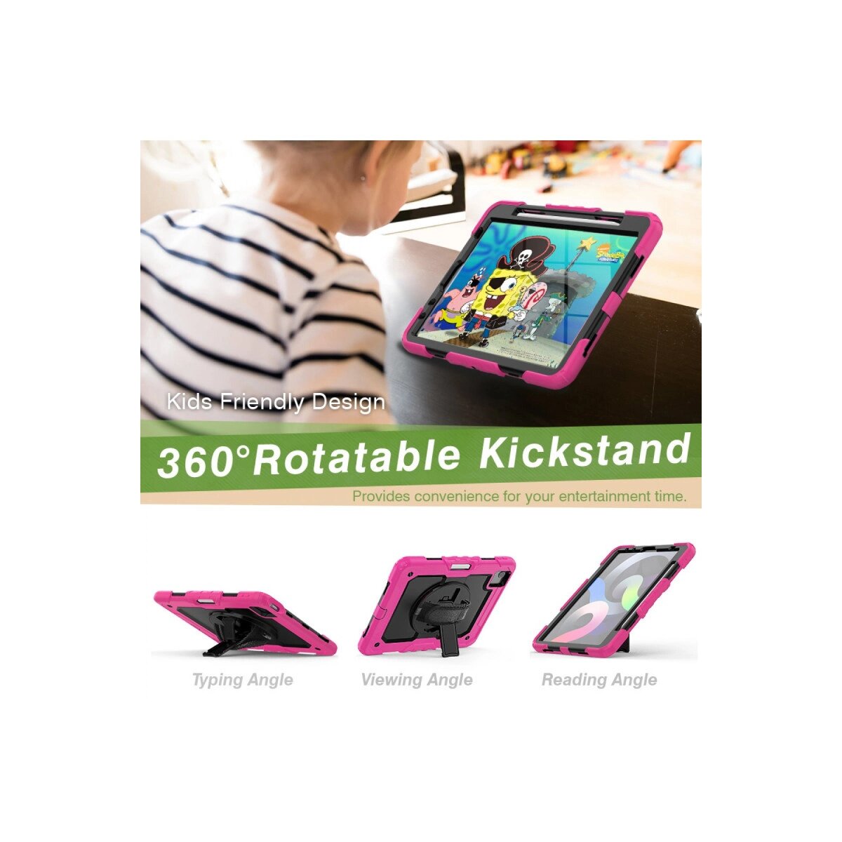 Apple İpad Pro 11 (2020) Kılıf Pars Tablet Kapak - Pembe