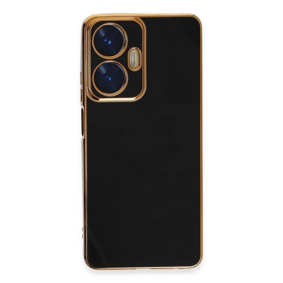 Realme C55 Kılıf Volet Silikon - Siyah Realme C55 Kılıf Volet Silikon - Siyah