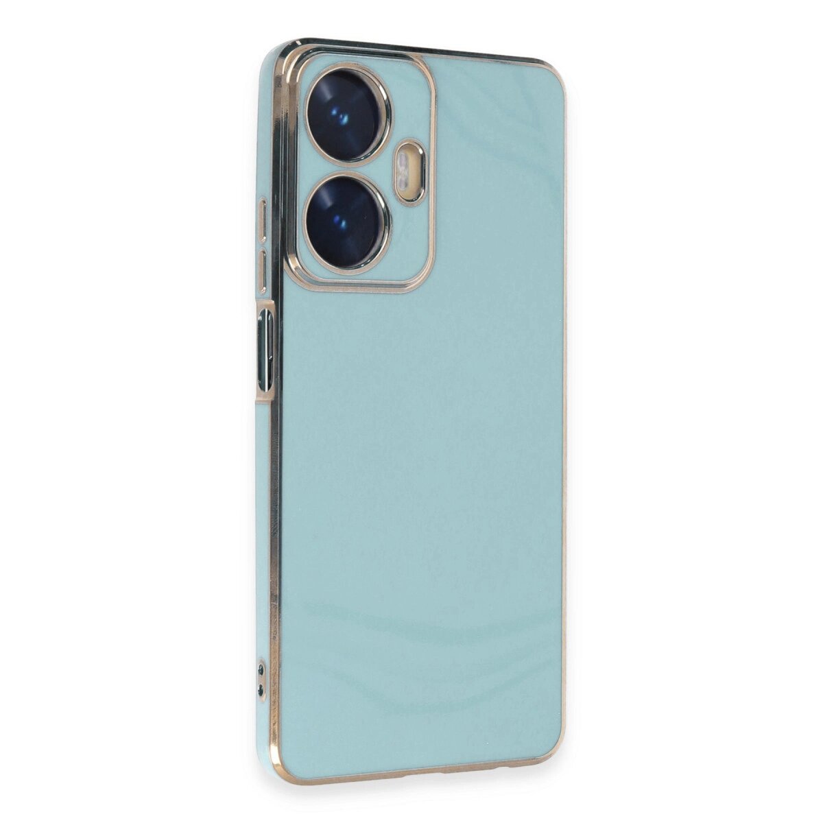 Realme C55 Kılıf Volet Silikon - Açık Yeşil Realme C55 Kılıf Volet Silikon - Açık Yeşil