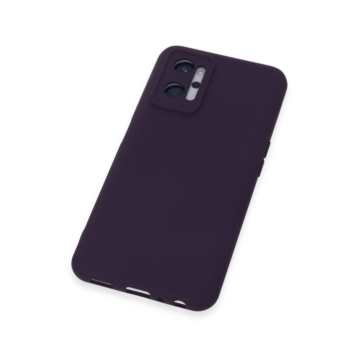 Realme 9i 4g Kılıf Nano İçi Kadife Silikon - Mor Realme 9i 4g Kılıf Nano İçi Kadife Silikon - Mor
