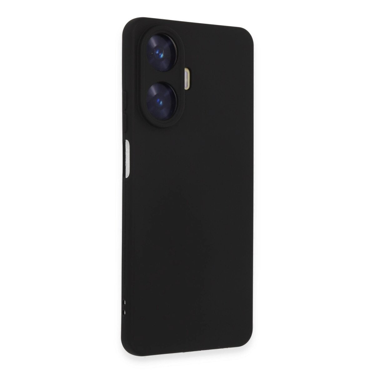 Realme C55 Kılıf Nano İçi Kadife Silikon - Siyah Realme C55 Kılıf Nano İçi Kadife Silikon - Siyah