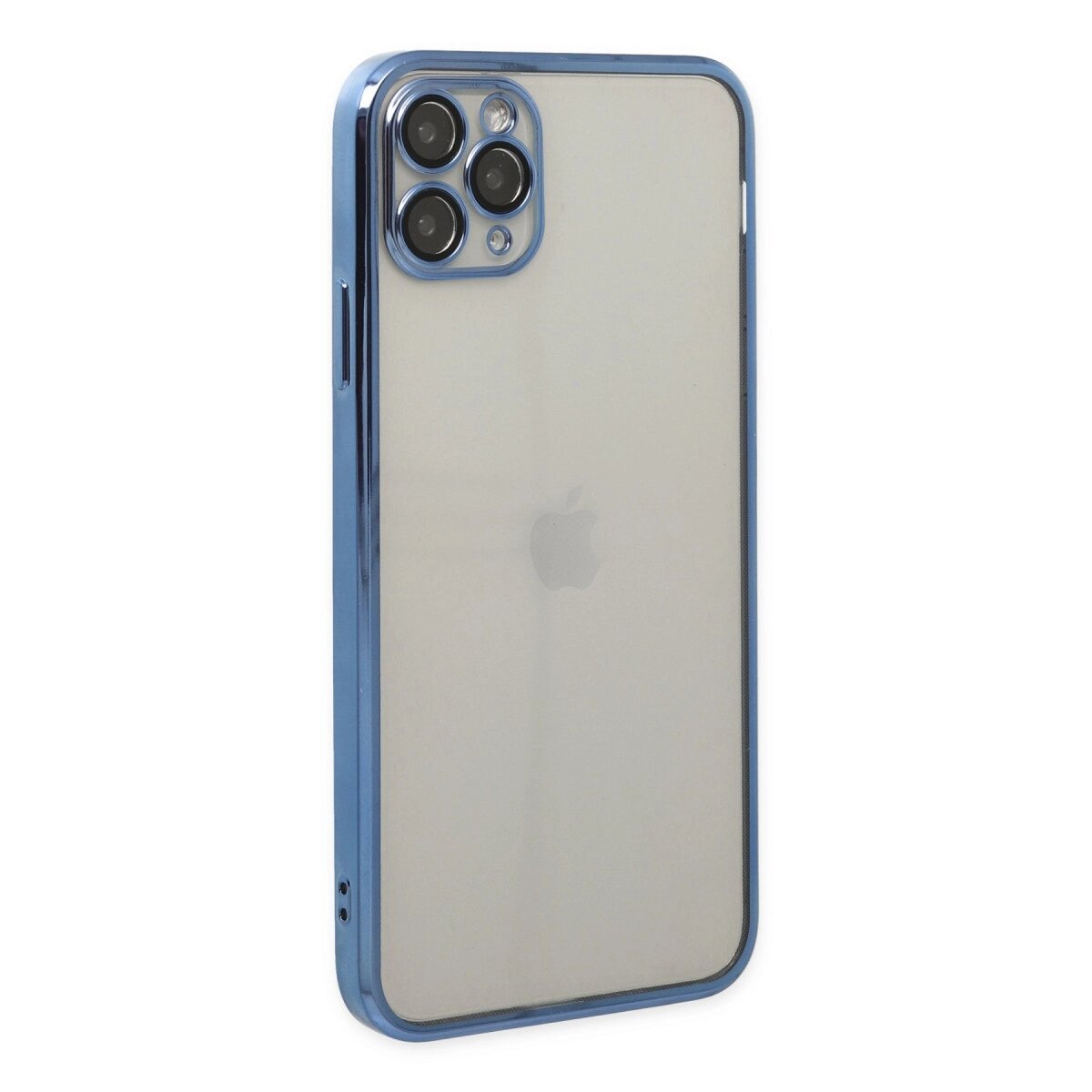 Apple İphone 11 Pro Kılıf Razer Lensli Silikon - Açık Mavi Apple İphone 11 Pro Kılıf Razer Lensli Silikon - Açık Mavi