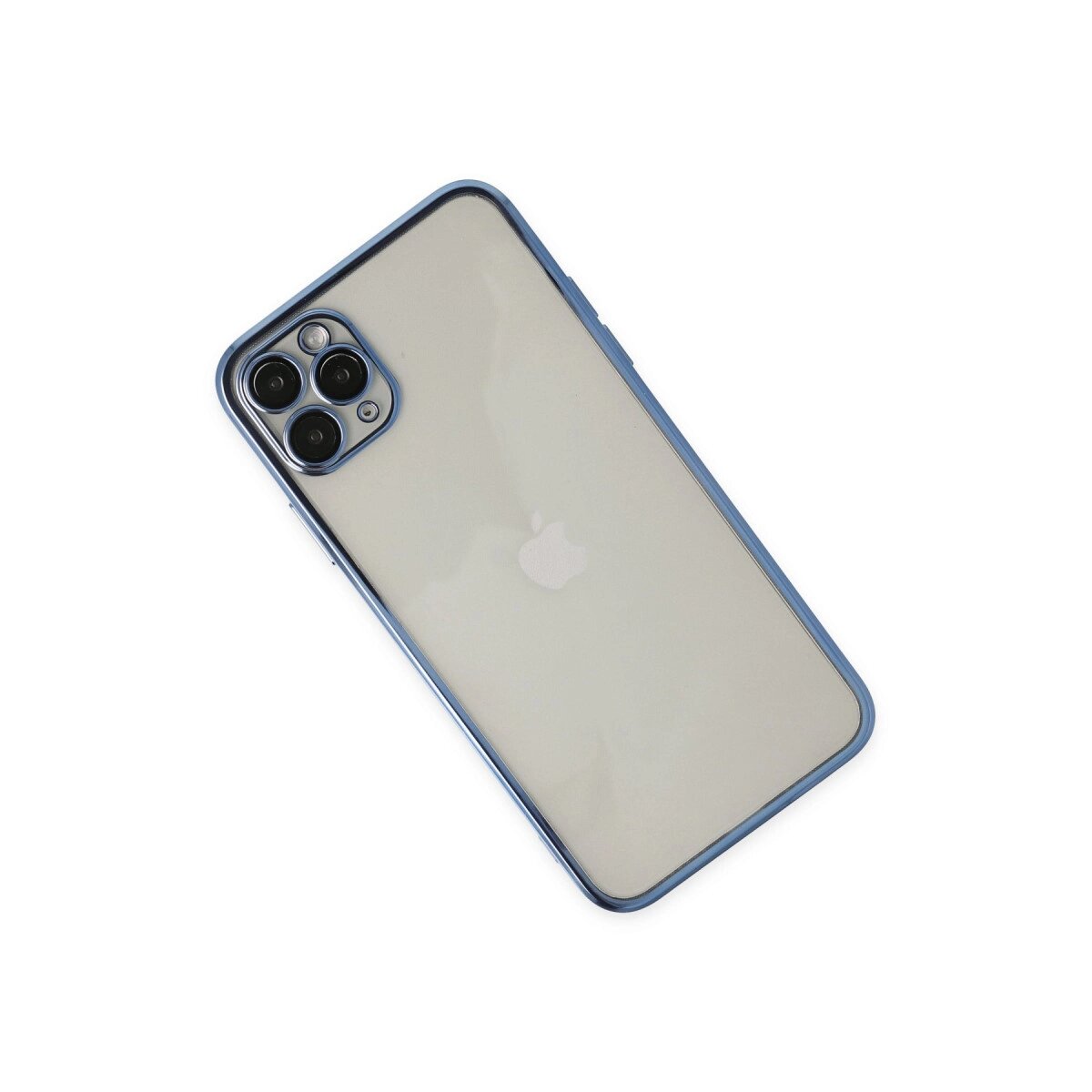 Apple İphone 11 Pro Kılıf Razer Lensli Silikon - Açık Mavi Apple İphone 11 Pro Kılıf Razer Lensli Silikon - Açık Mavi