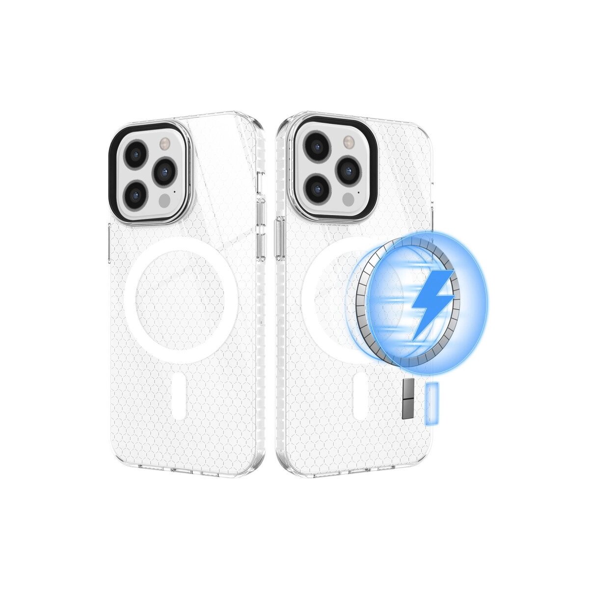 Apple İphone 12 Pro Max Kılıf Beta Magneticsafe Silikon - Şeffaf Apple İphone 12 Pro Max Kılıf Beta Magneticsafe Silikon - Şeffaf