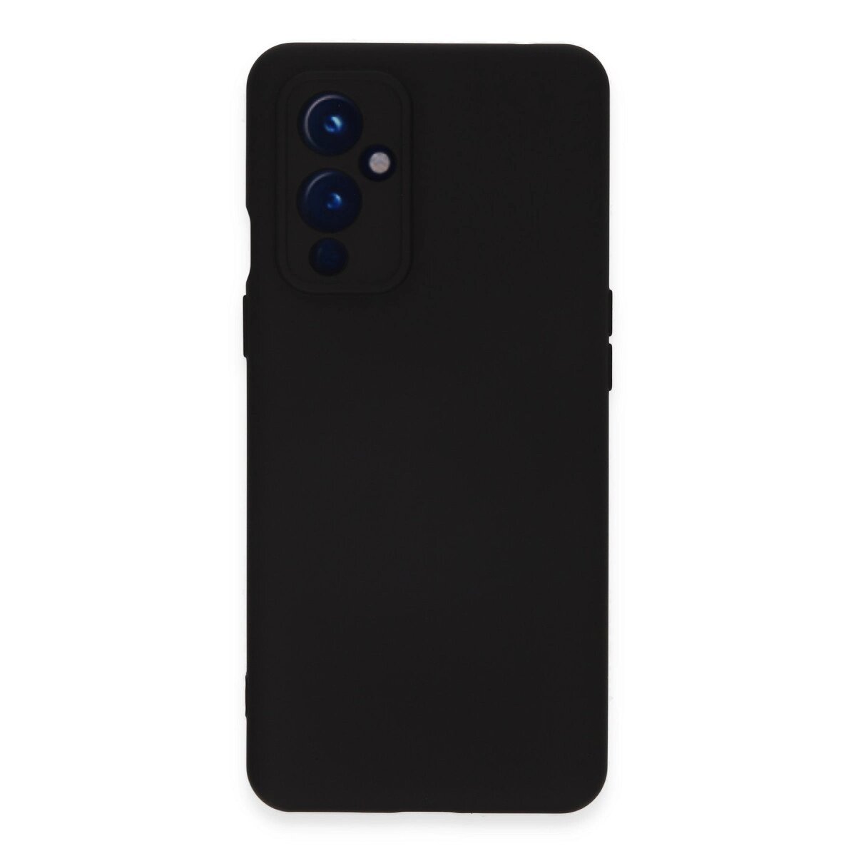 One Plus 9 Kılıf Nano İçi Kadife Silikon - Siyah One Plus 9 Kılıf Nano İçi Kadife Silikon - Siyah
