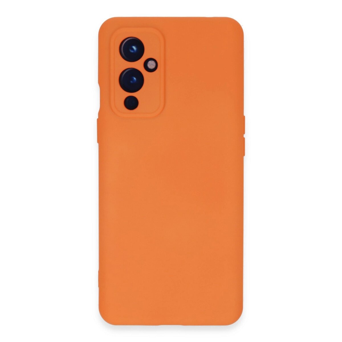 One Plus 9 Kılıf Nano İçi Kadife Silikon - Turuncu One Plus 9 Kılıf Nano İçi Kadife Silikon - Turuncu