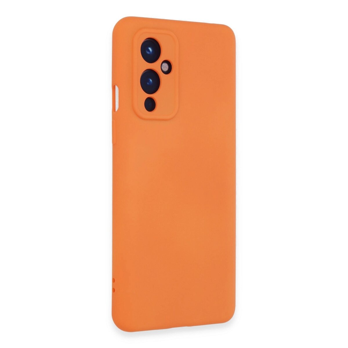 One Plus 9 Kılıf Nano İçi Kadife Silikon - Turuncu One Plus 9 Kılıf Nano İçi Kadife Silikon - Turuncu