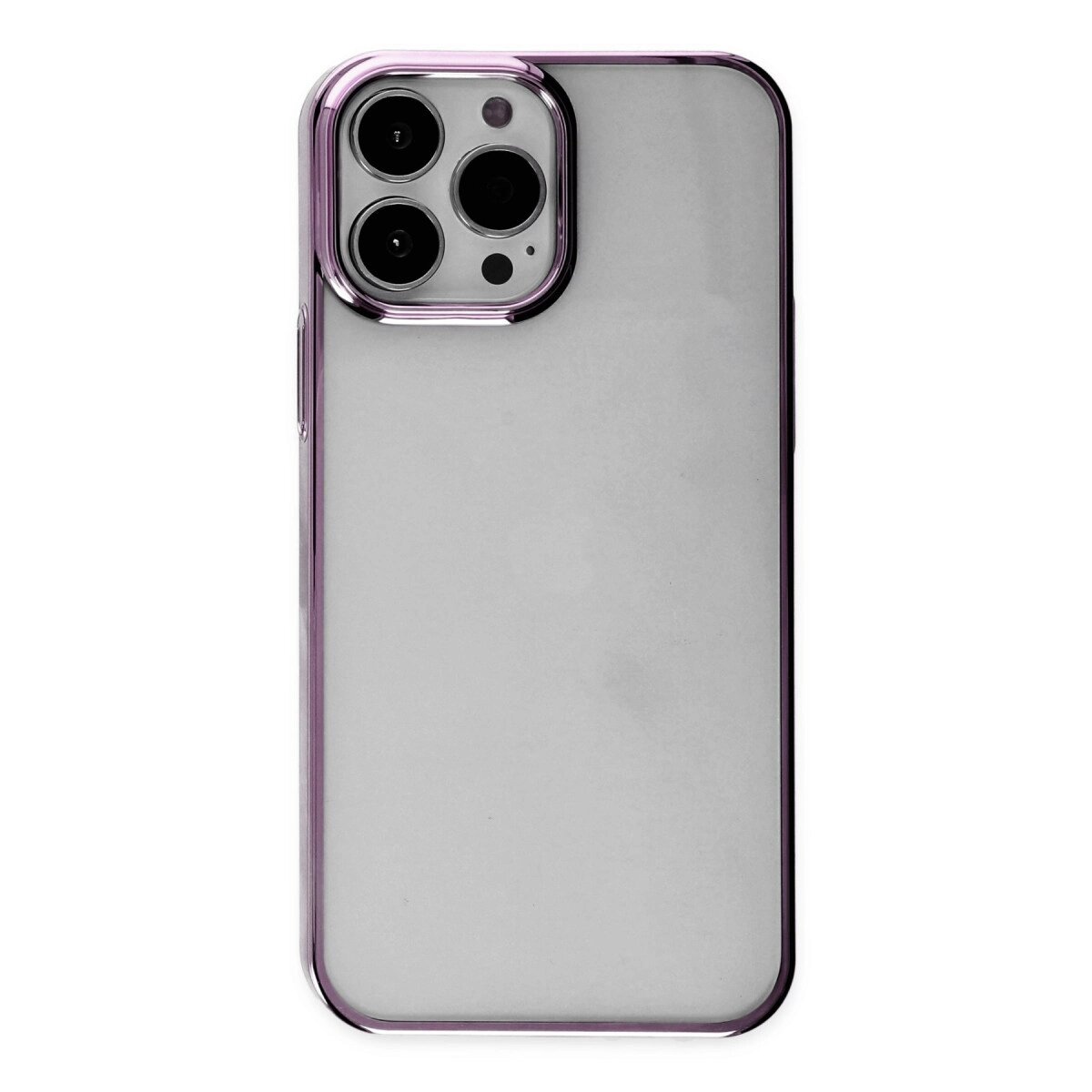 Apple İphone 14 Pro Kılıf Element Silikon - Lila