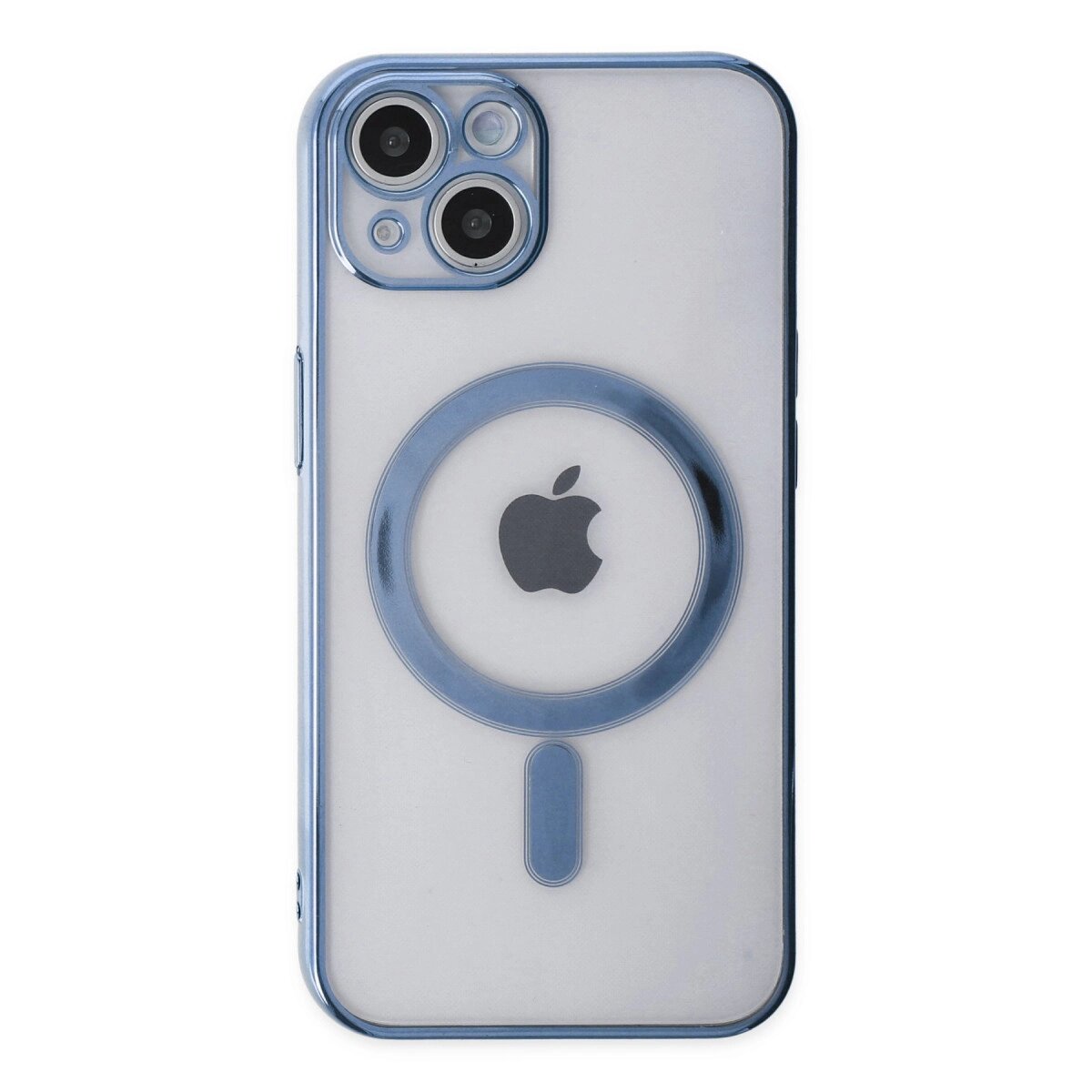 Apple İphone 14 Plus Kılıf Magneticsafe Lazer Silikon - Sierra Blue Apple İphone 14 Plus Kılıf Magneticsafe Lazer Silikon - Sierra Blue