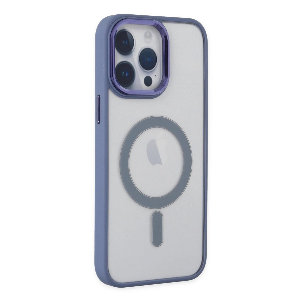 Apple İphone 14 Pro Max Kılıf Room Magneticsafe Silikon - Sierra Blue Apple İphone 14 Pro Max Kılıf Room Magneticsafe Silikon - Sierra Blue