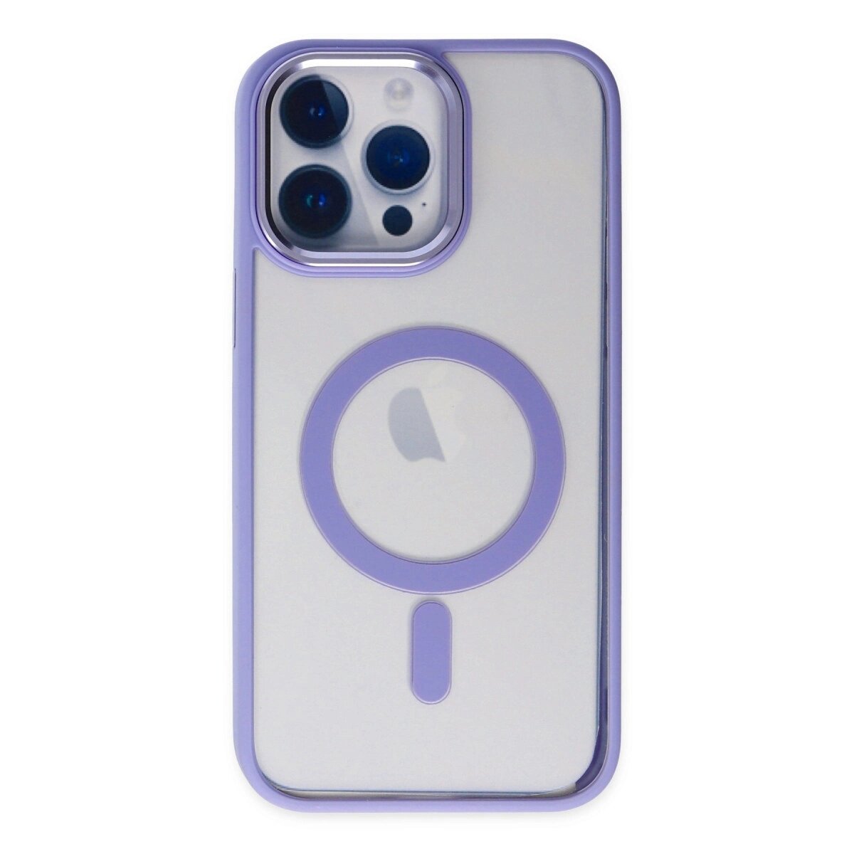 Apple İphone 14 Pro Max Kılıf Room Magneticsafe Silikon - Lila Apple İphone 14 Pro Max Kılıf Room Magneticsafe Silikon - Lila