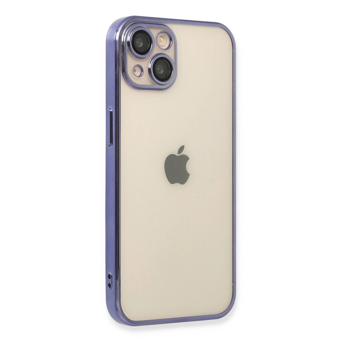 Apple İphone 14 Kılıf Razer Lensli Silikon - Mor Apple İphone 14 Kılıf Razer Lensli Silikon - Mor