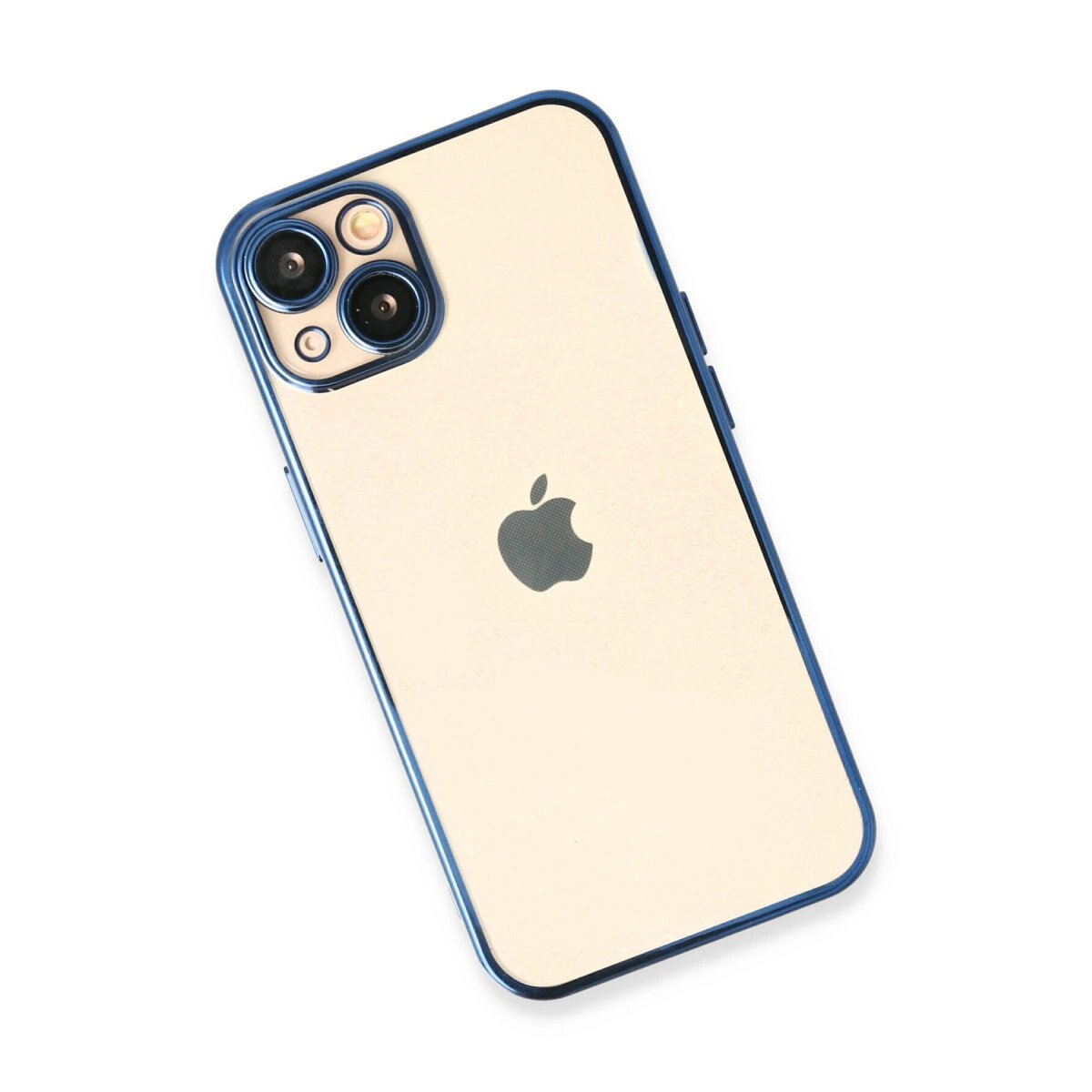 Apple İphone 14 Plus Kılıf Razer Lensli Silikon - Açık Mavi Apple İphone 14 Plus Kılıf Razer Lensli Silikon - Açık Mavi