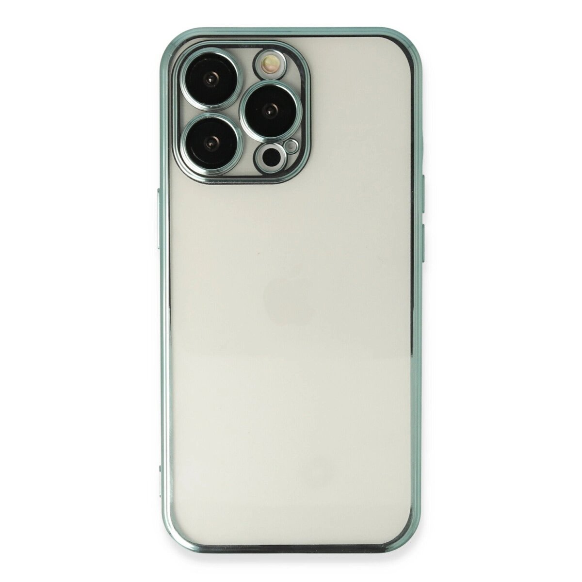 Apple İphone 14 Pro Max Kılıf Razer Lensli Silikon - Yeşil Apple İphone 14 Pro Max Kılıf Razer Lensli Silikon - Yeşil