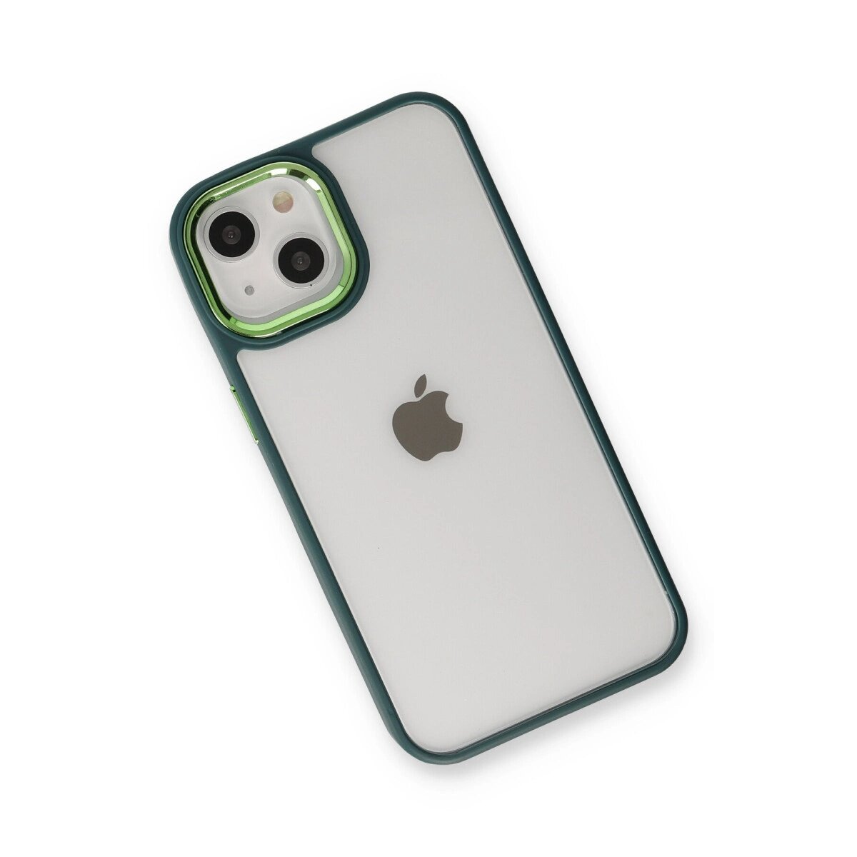 Apple İphone 14 Plus Kılıf Dora Kapak - Haki Yeşil