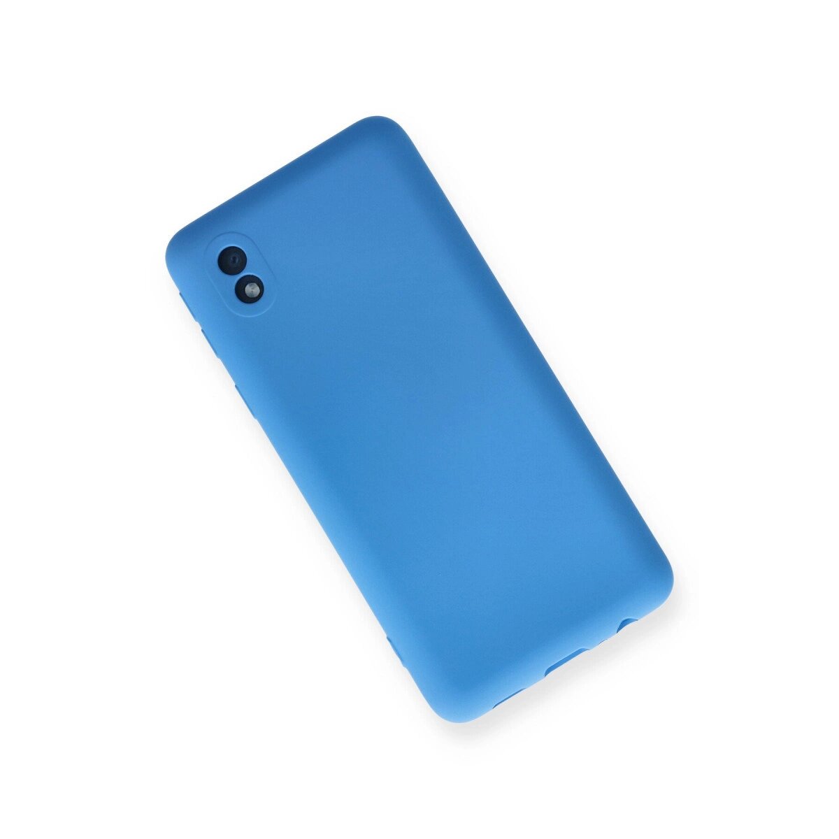 Samsung Galaxy A01 Core Kılıf Nano İçi Kadife Silikon - Mavi Samsung Galaxy A01 Core Kılıf Nano İçi Kadife Silikon - Mavi